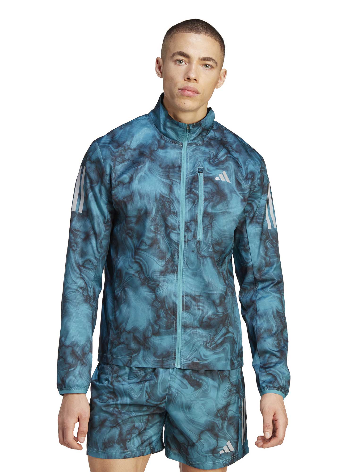 ADIDAS PERFORMANCE Спортно горнище Own the Run Allover