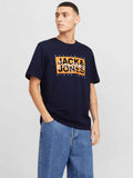 JACK & JONES Тениска JJCOLTON TEE SS CREW NECK LN