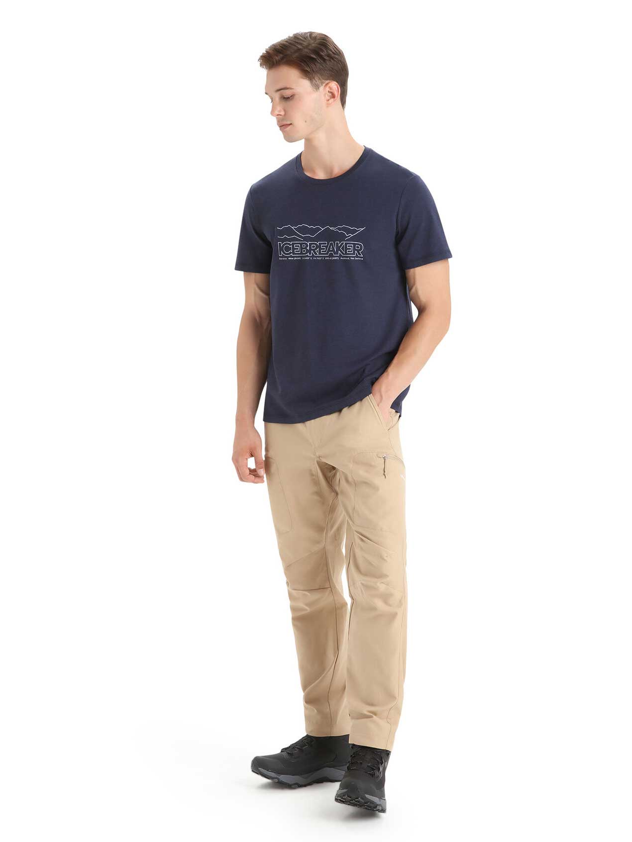 ICEBREAKER Тениска M Central Classic SS Tee Icebreaker Story