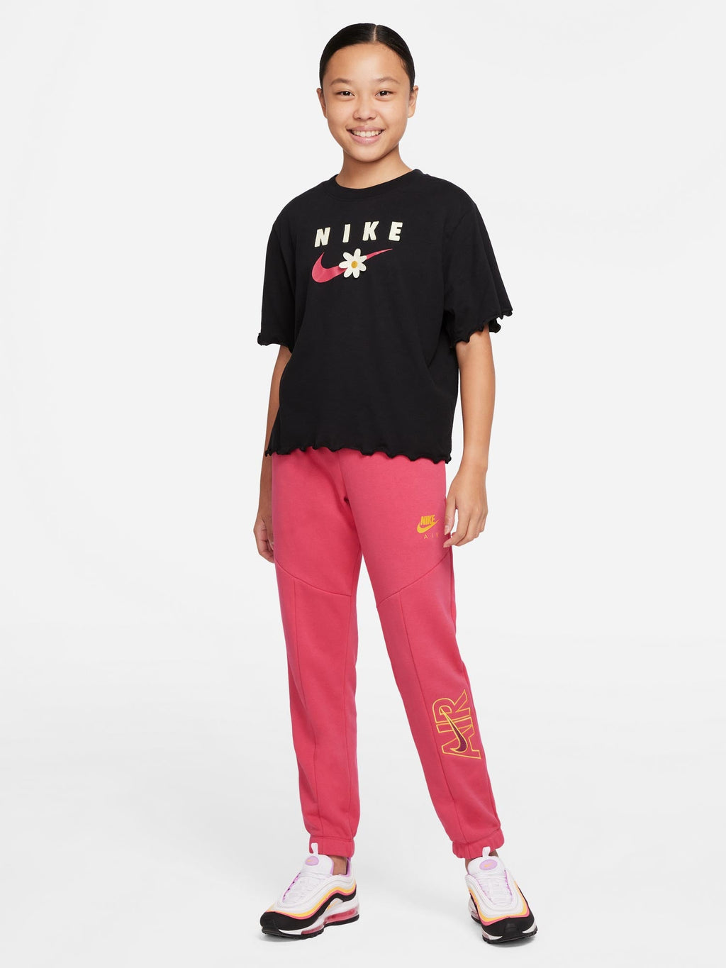 NIKE Тениска G ENERGY BOXY FRILLY