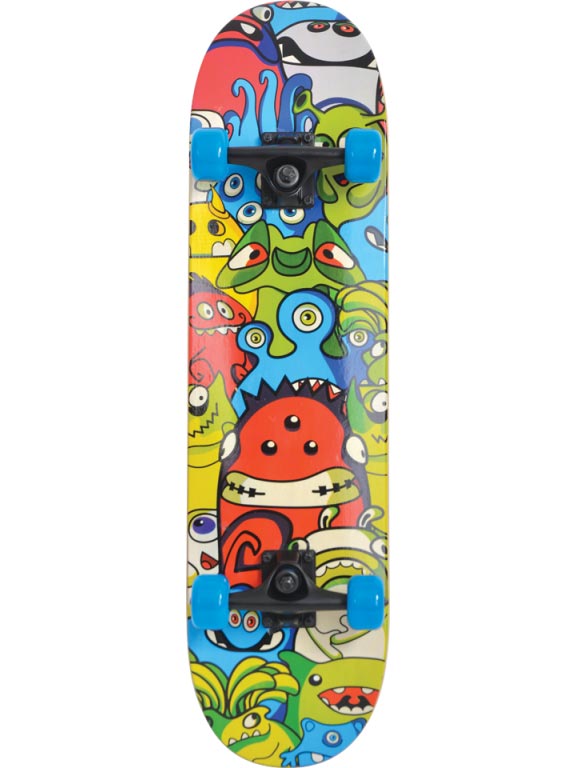 FUN SPORTS Скейтборд Slider 31 Monsters
