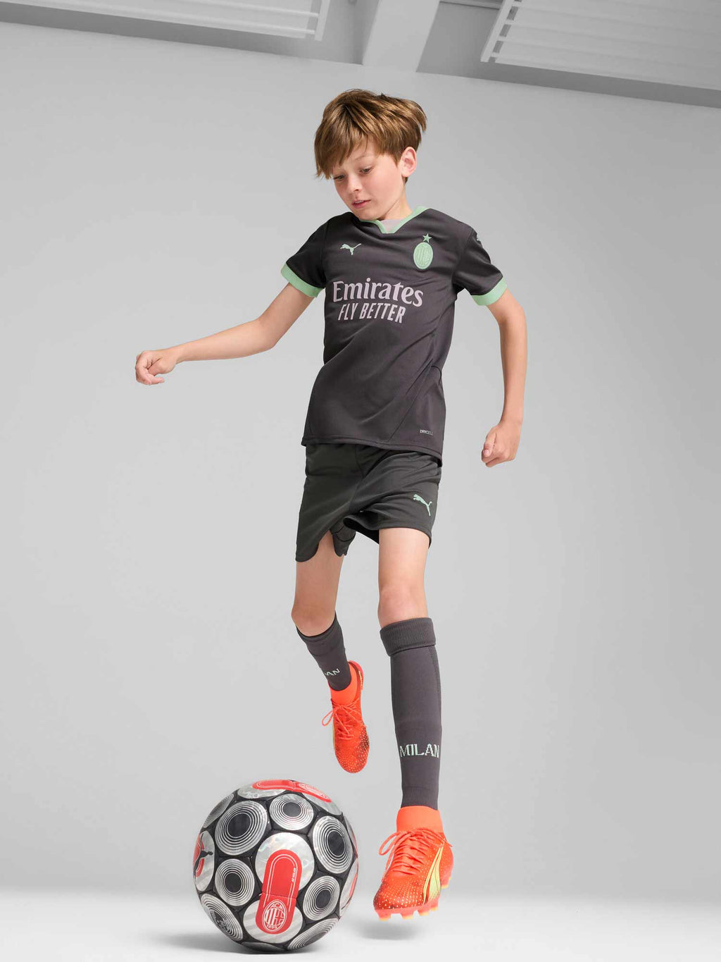 PUMA Тениска ACM Third Jersey Replica Jr