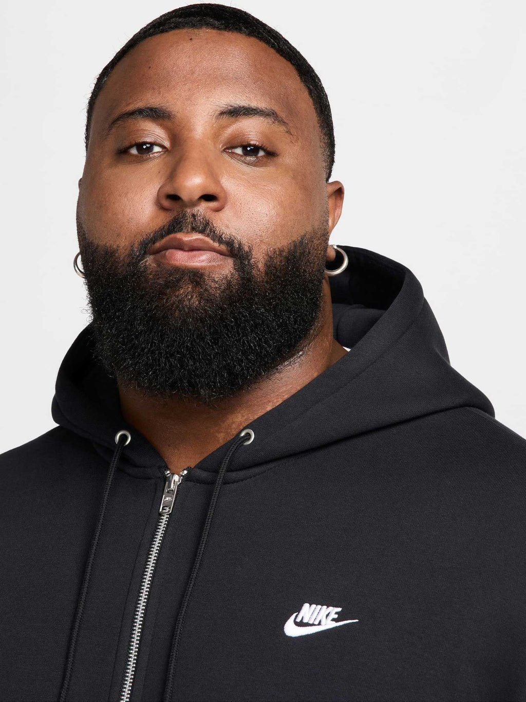 NIKE Суитшърт M NK CLUB BB FZ HOODIE