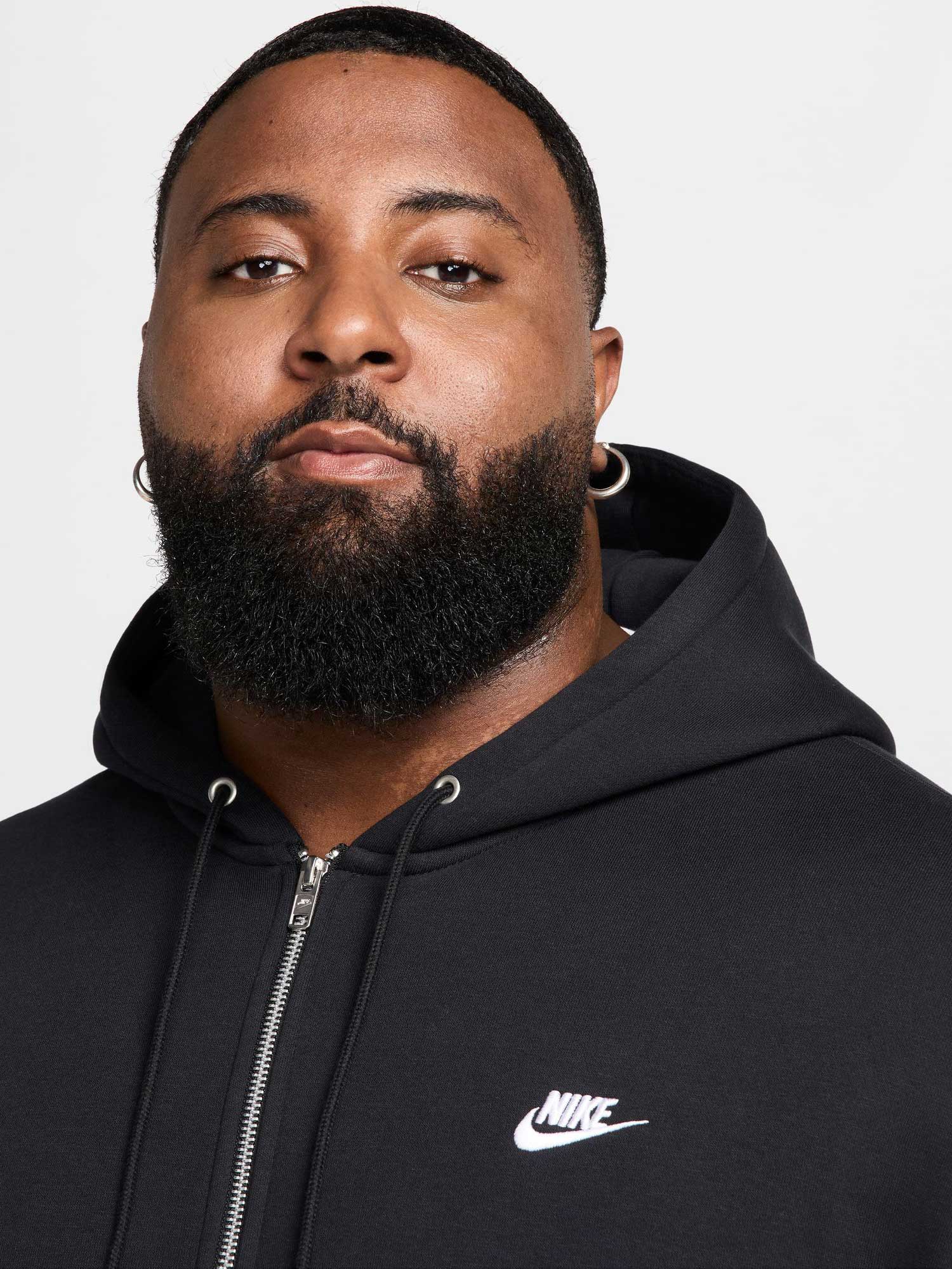NIKE Суитшърт M NK CLUB BB FZ HOODIE