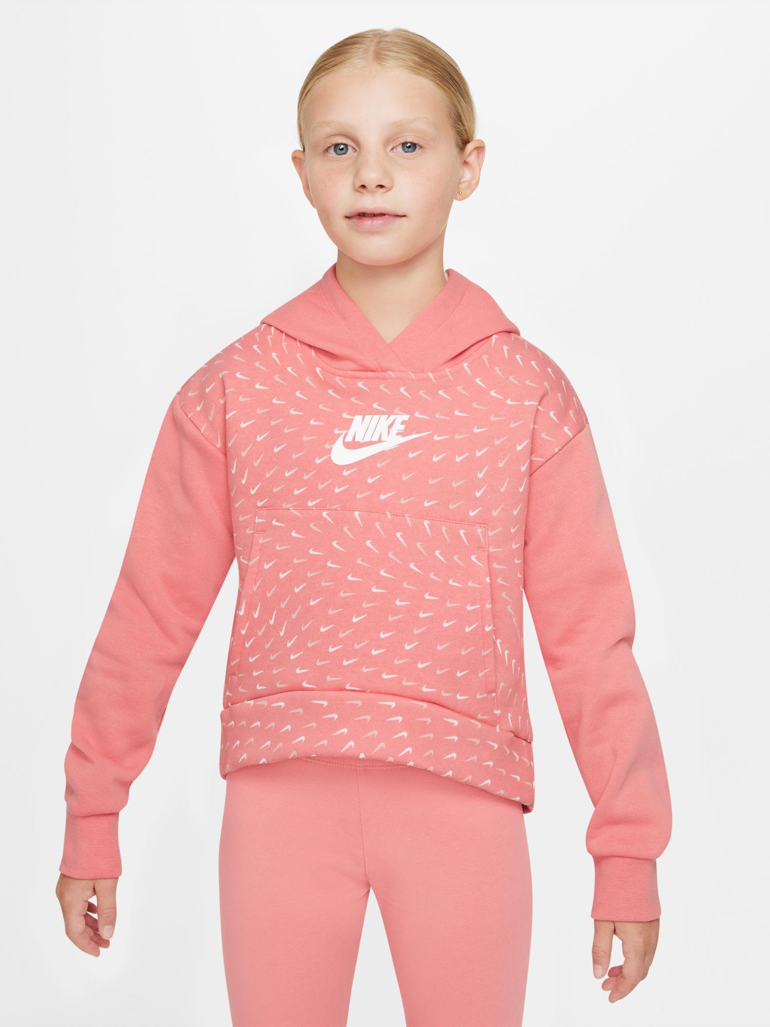 NIKE Суитшърт G FLC AOP HOODIE