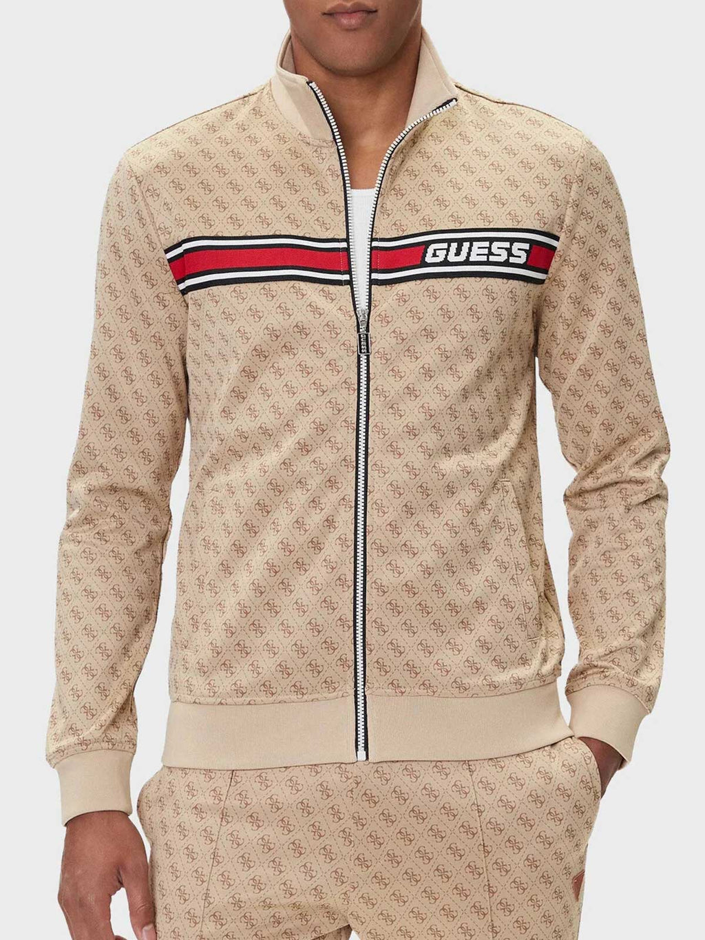 GUESS Спортно горнище KORBIN FULL ZIP TRAC