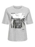 ONLY Тениска ONLFIOLA S/S FOIL TOP BOX JRS