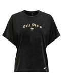 ONLY Тениска ONLPAMELA S/S FOLD UP TEE CS JRS