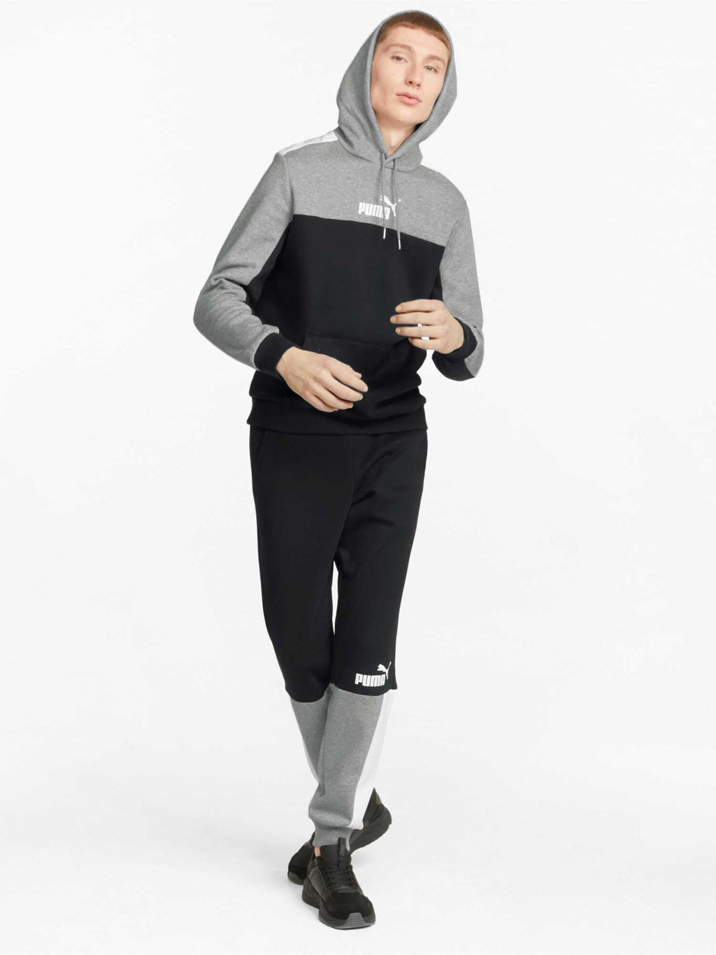 PUMA Суитшърт ESS+ Block Hoodie FL