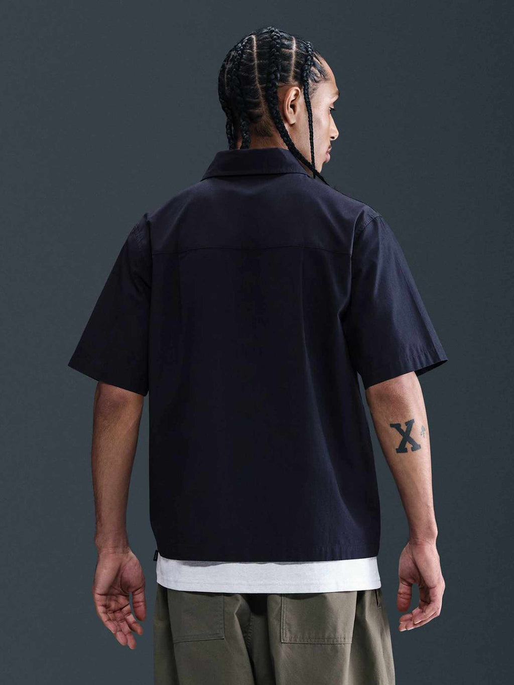 NIKE Тениска M NK CLUB SS BTN SHIRT WSH