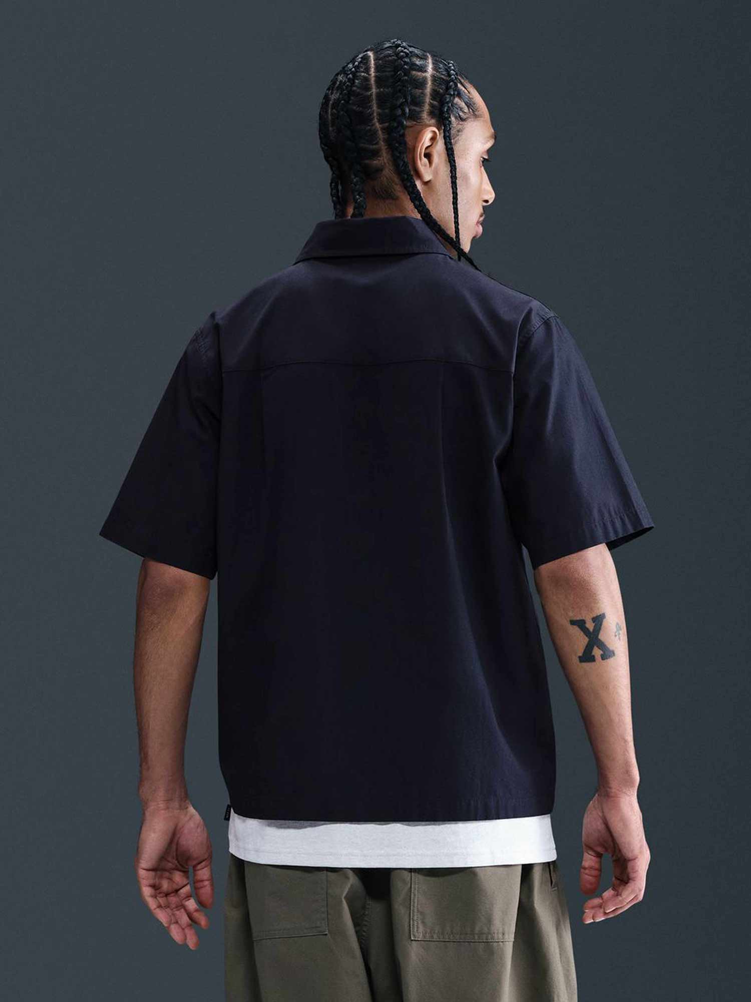 NIKE Тениска M NK CLUB SS BTN SHIRT WSH