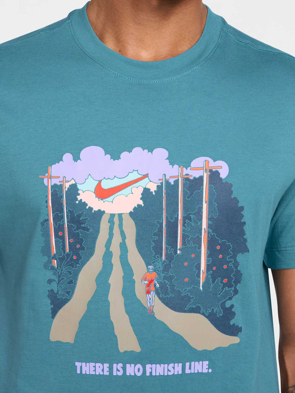 NIKE Тениска M NK TEE RUN IYKYK