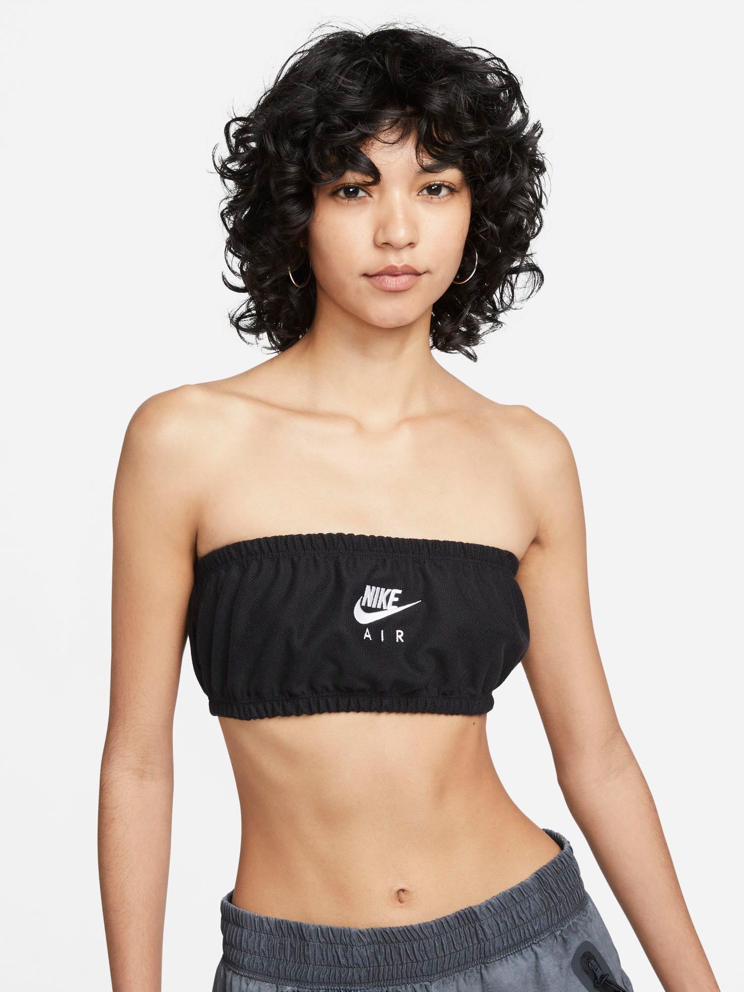 NIKE Бюстие W AIR PIQUE TOP BANDEAU