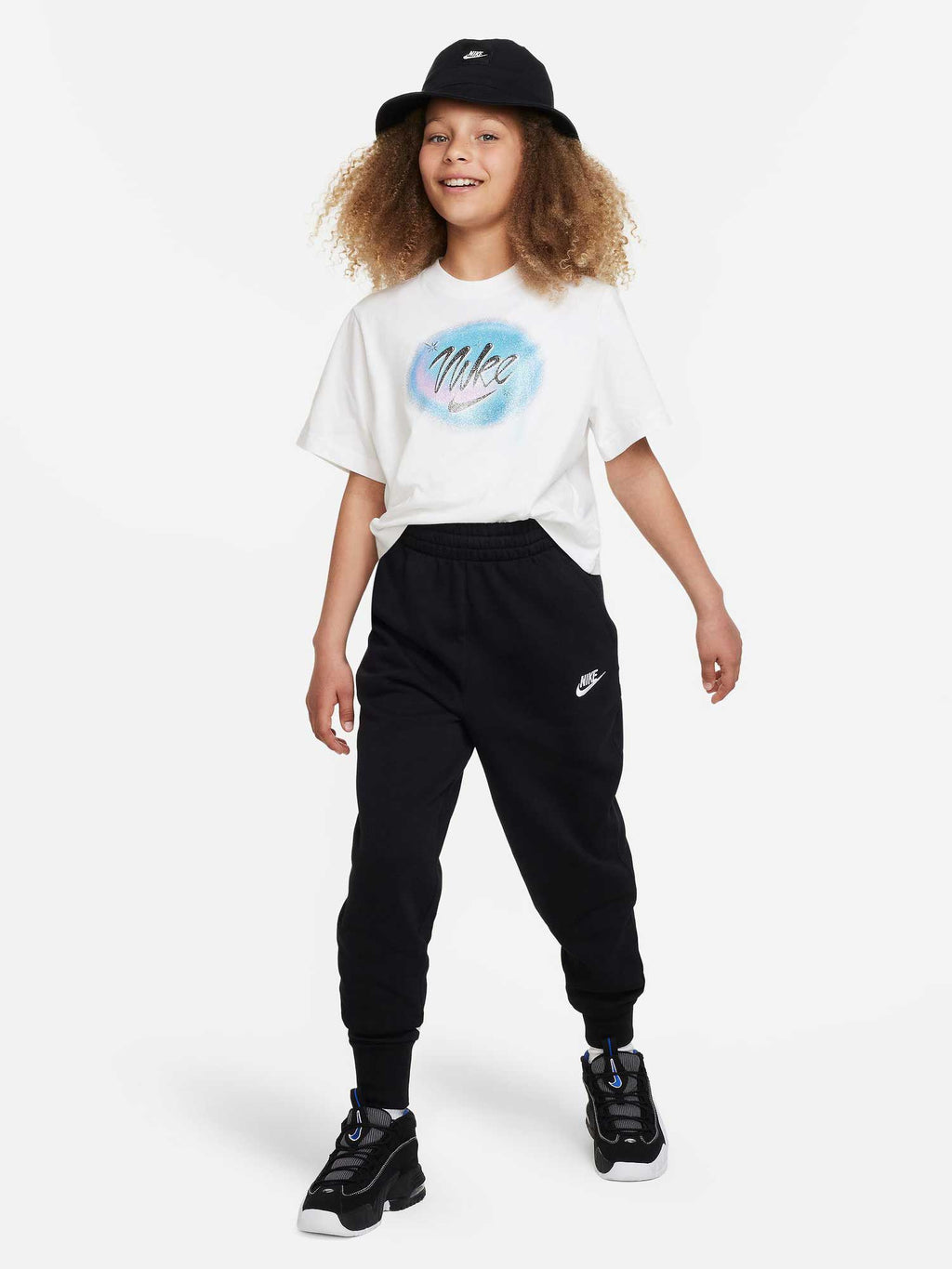 NIKE Спортно долнище G NSW CLUB FLC HR FTD PNT LBR