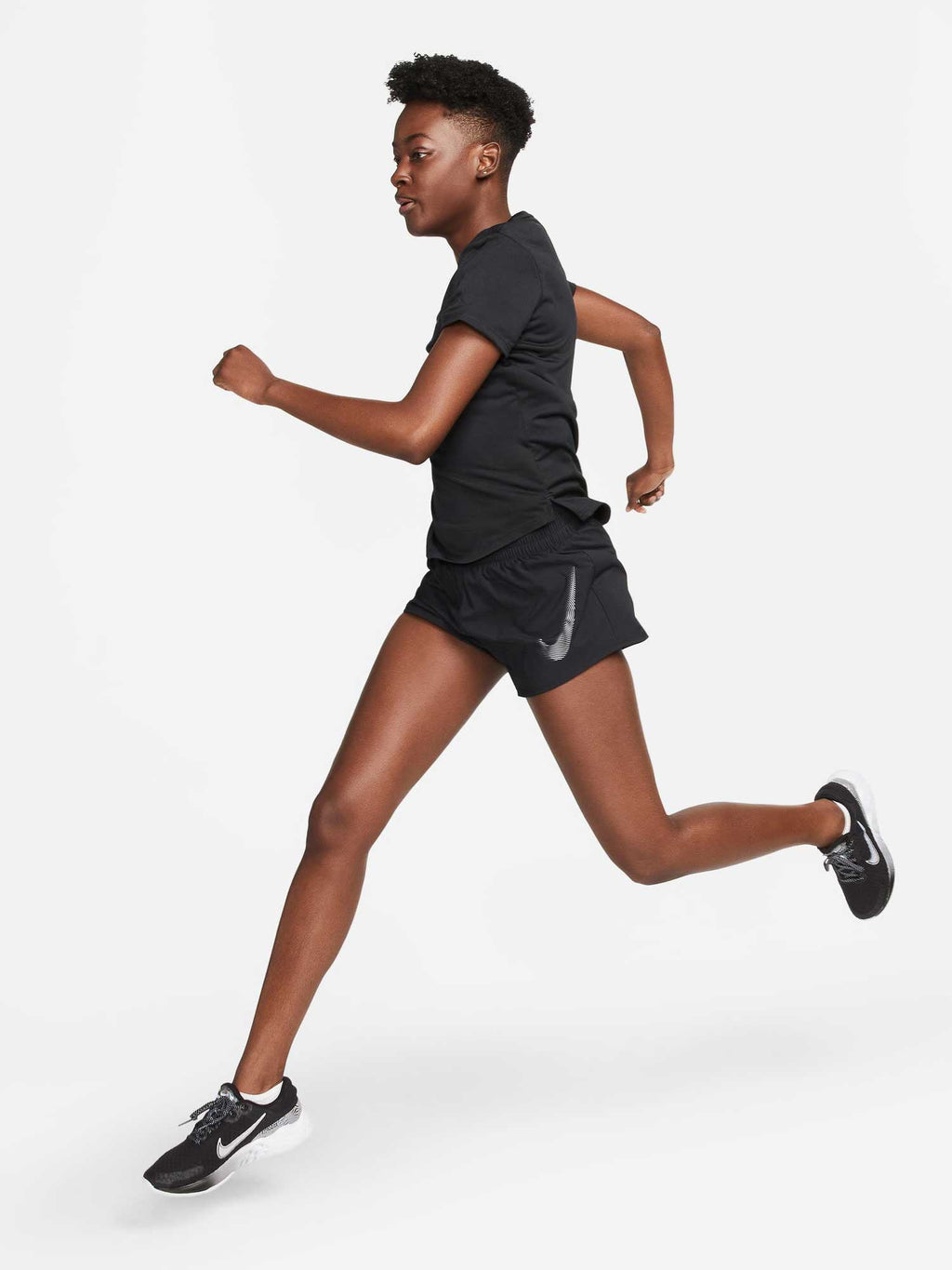NIKE Къси панталони W NK ONE DF SWSH HBR SHORT