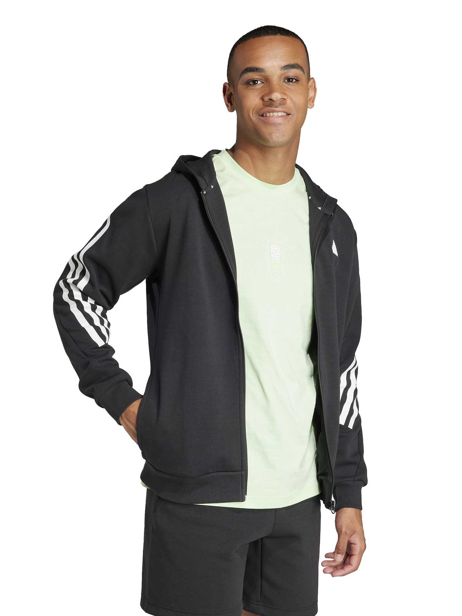 ADIDAS SPORTSWEAR Суитшърт Future Icons 3-Stripes Full Zip Hoodie