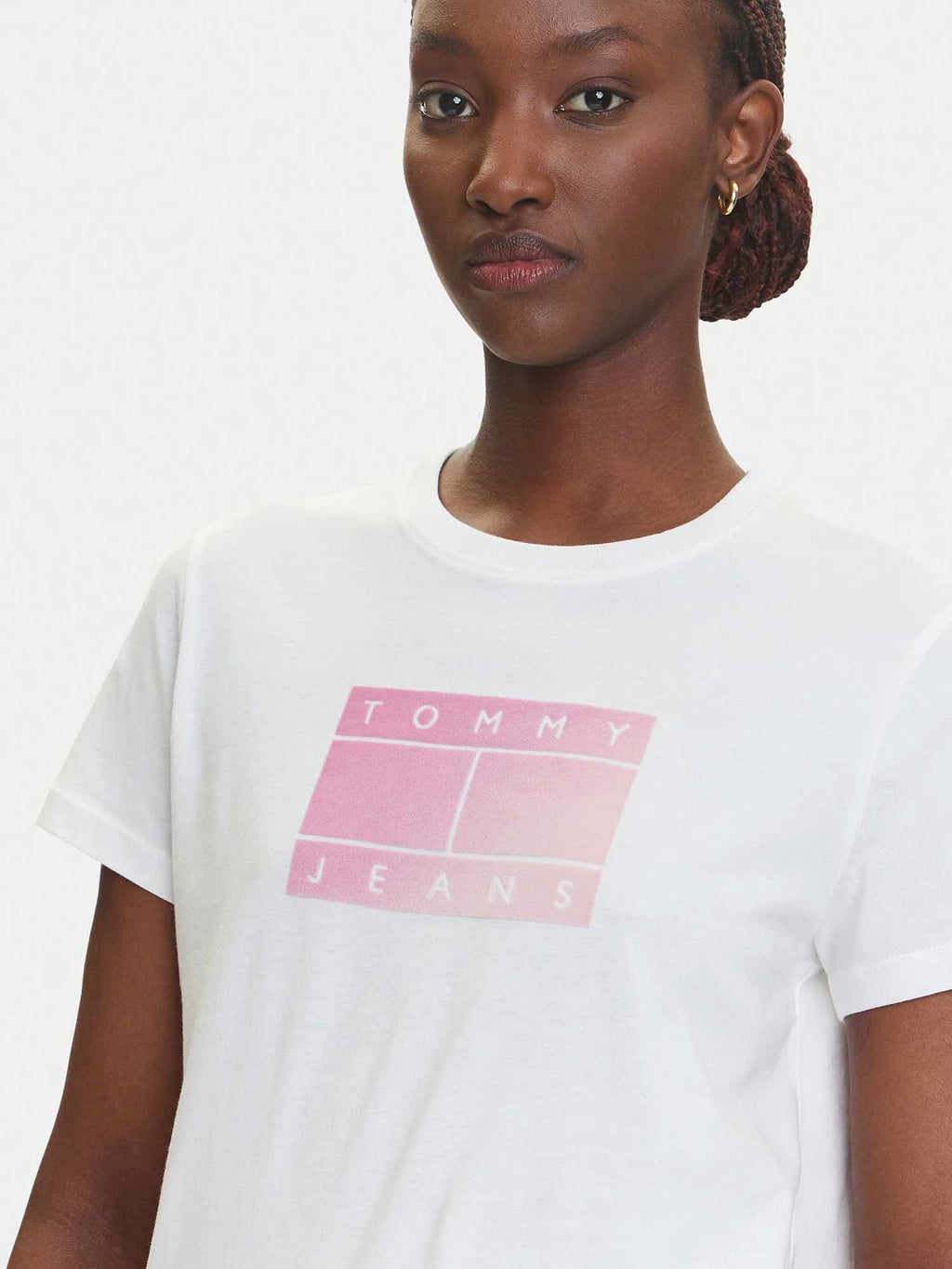 TOMMY JEANS Тениска TJW REG GRADIENT FLAG SS