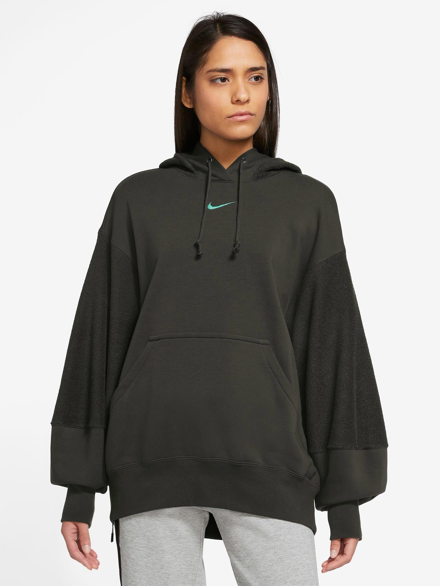 NIKE Суитшърт W EVRDY MOD FLC HDY