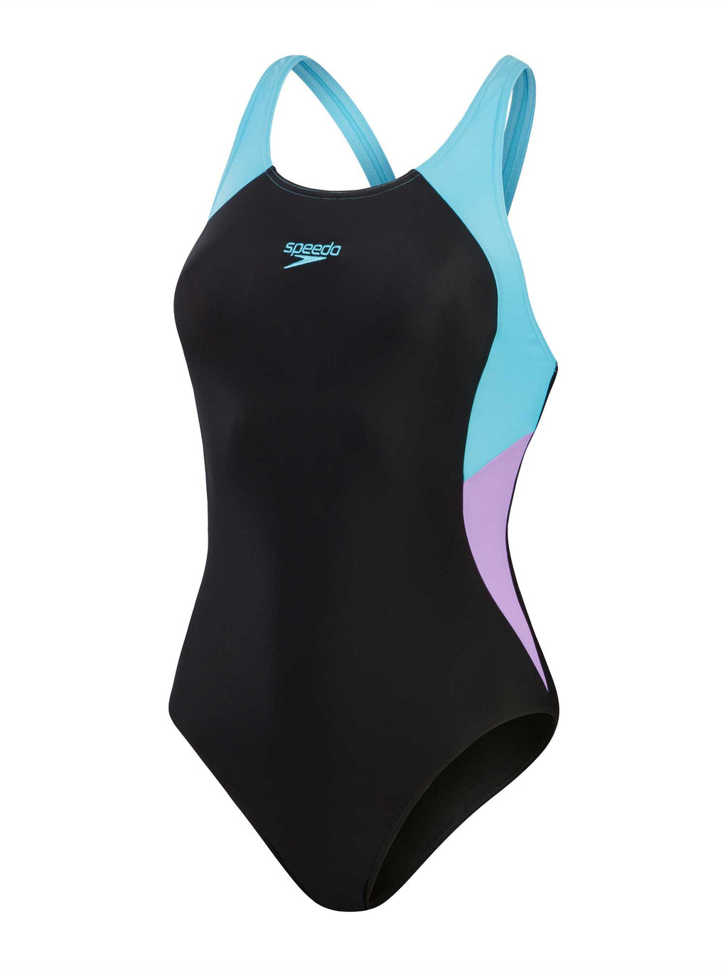 SPEEDO Цял бански WOMENS COLOURBLOCK SPLICE MUSCLEBACK