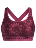 UNDER ARMOUR Спортен сутиен Crossback Mid Print