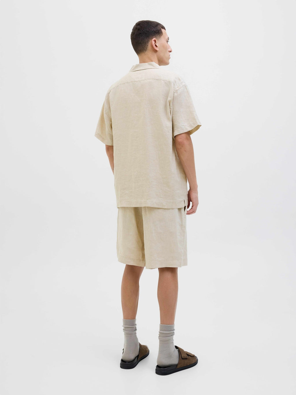 JACK & JONES Къси панталони JPSTBILL LAWRENCE LINEN SHORTS
