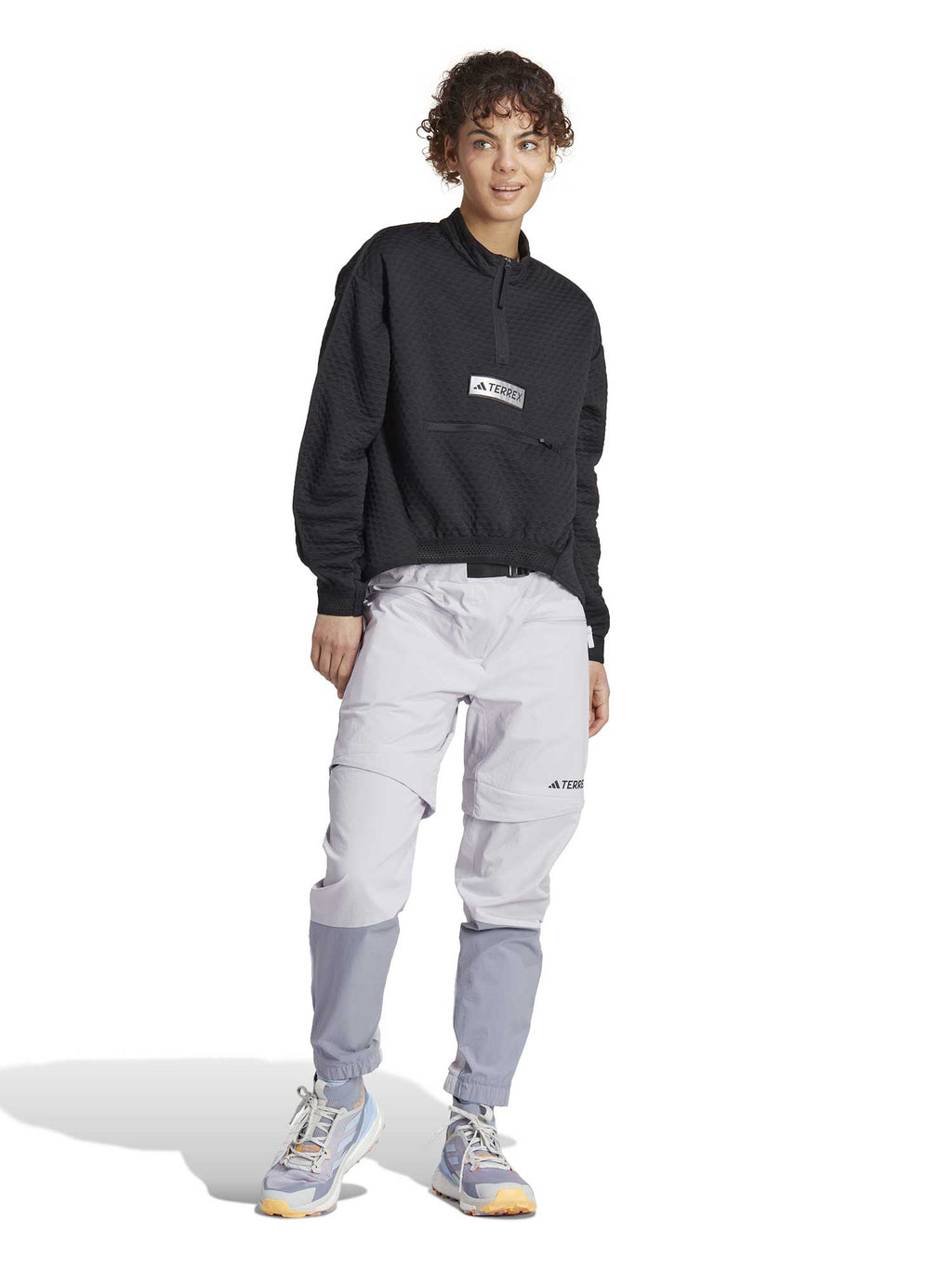 ADIDAS PERFORMANCE Блуза Terrex Utilitas Half-Zip Fleece Jacket