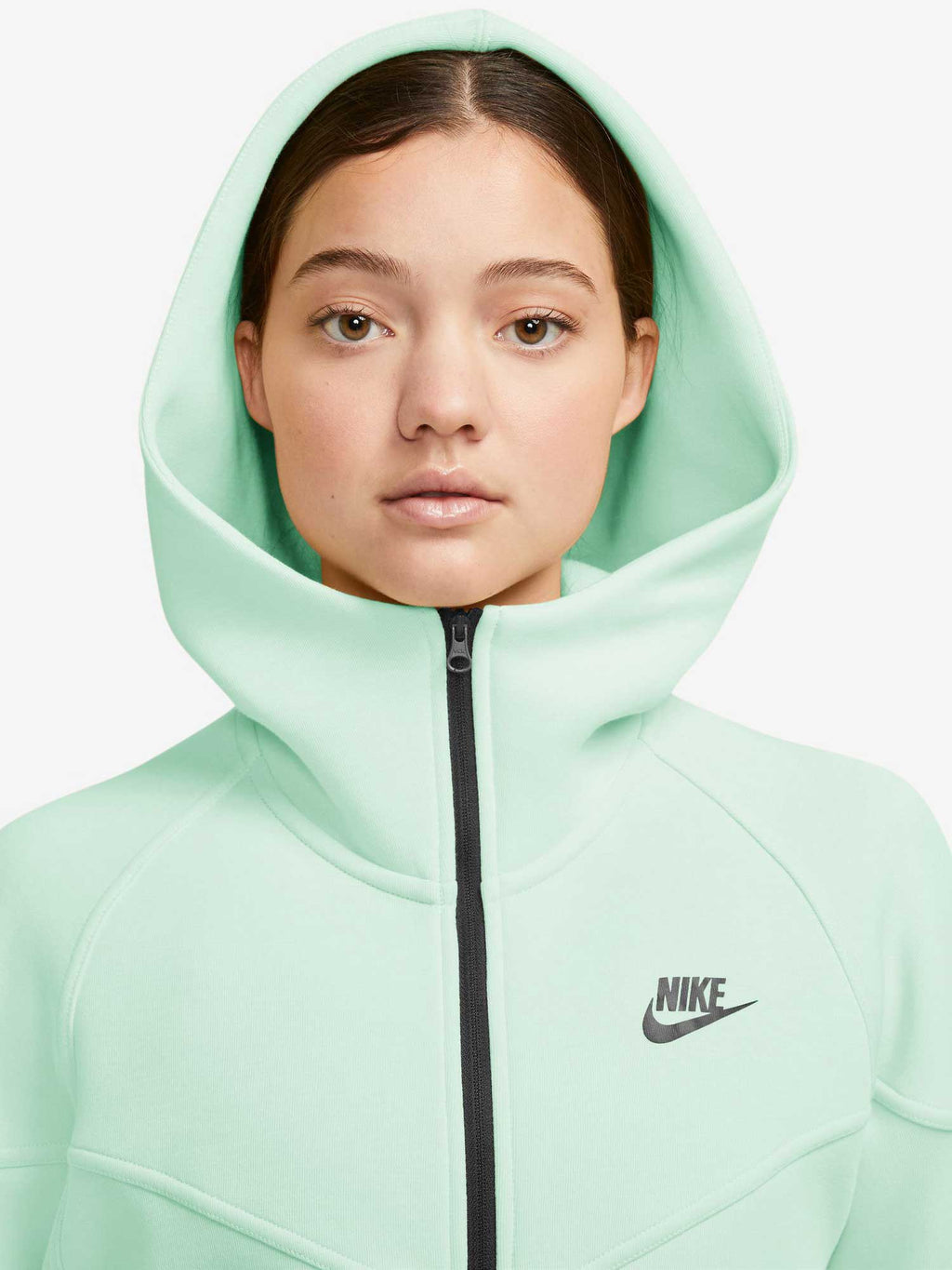 NIKE Суитшърт W NSW TCH FLC WR FZ HDY
