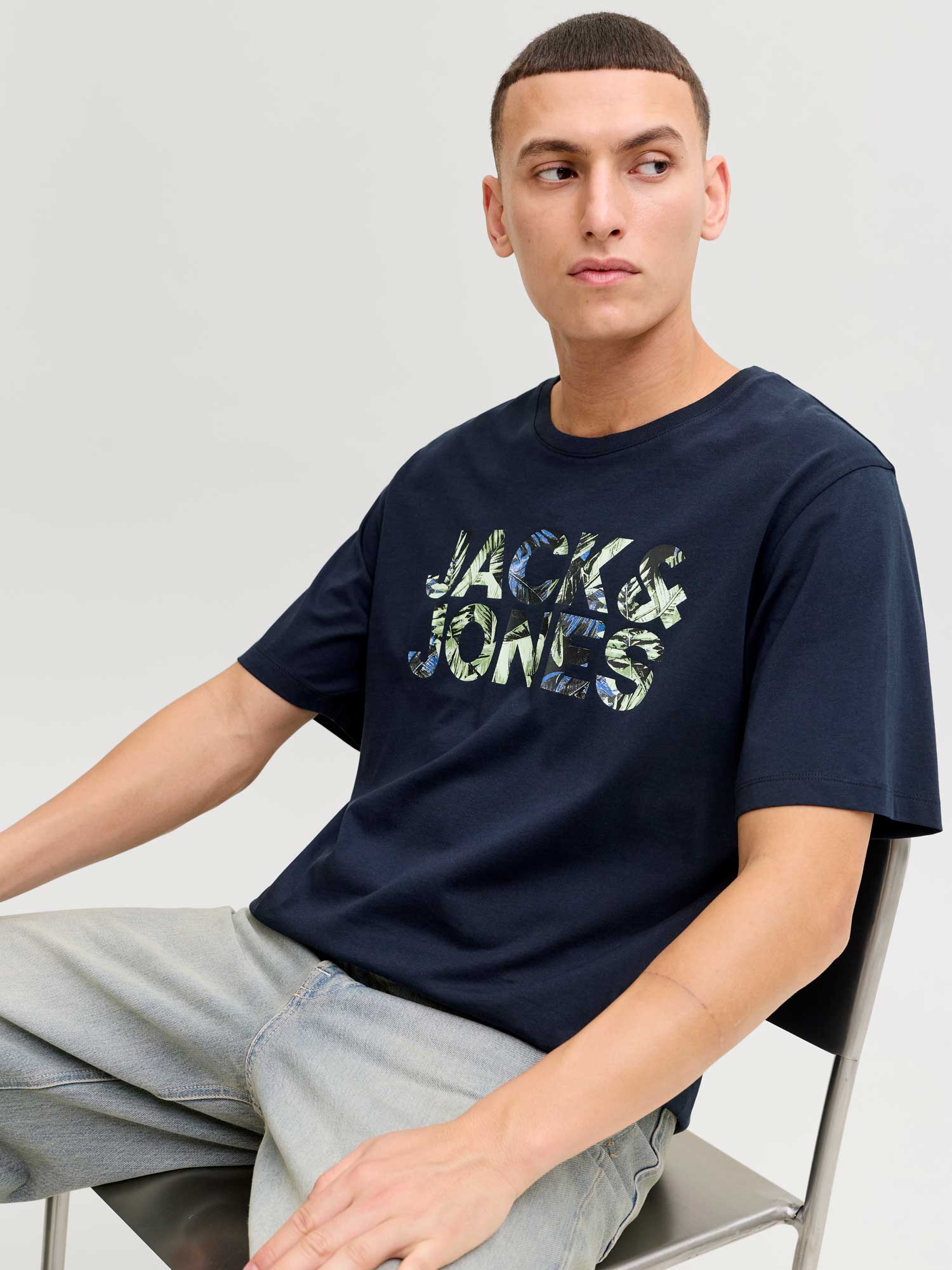 JACK & JONES Тениска JJEJEFF LOGO TEE SS SN