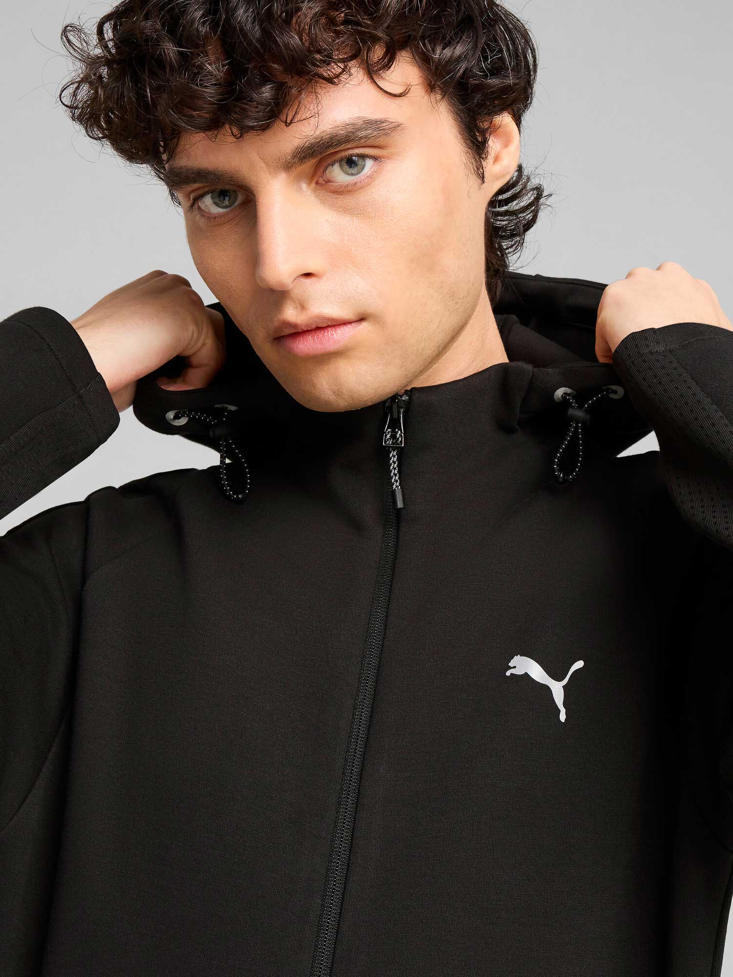 PUMA Суитшърт EVOSTRIPE Full-Zip Hoodie DK