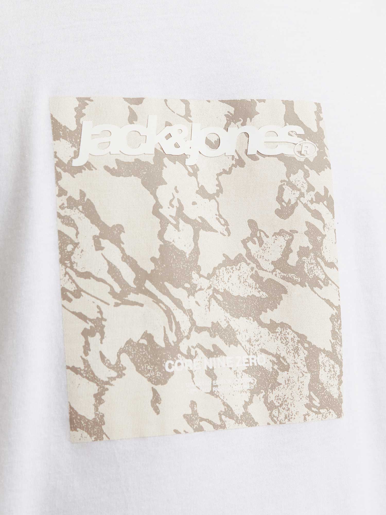 JACK & JONES Тениска JCOTARMAC CAMO FRONT TEE SS CREW NECK LN
