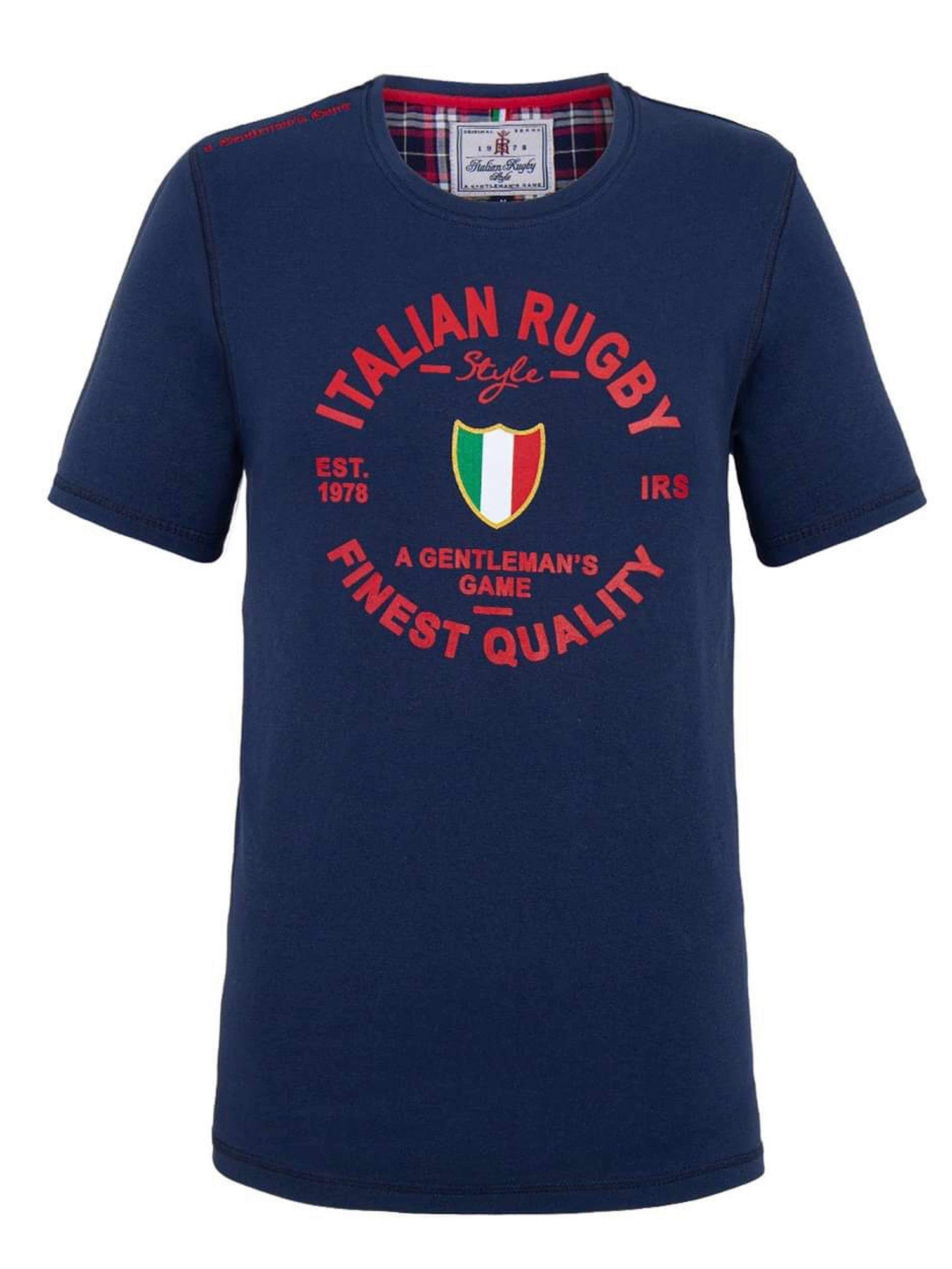 ITALIAN RUGBY STYLE Мъжка тениска IRS 1A-8-NAVY