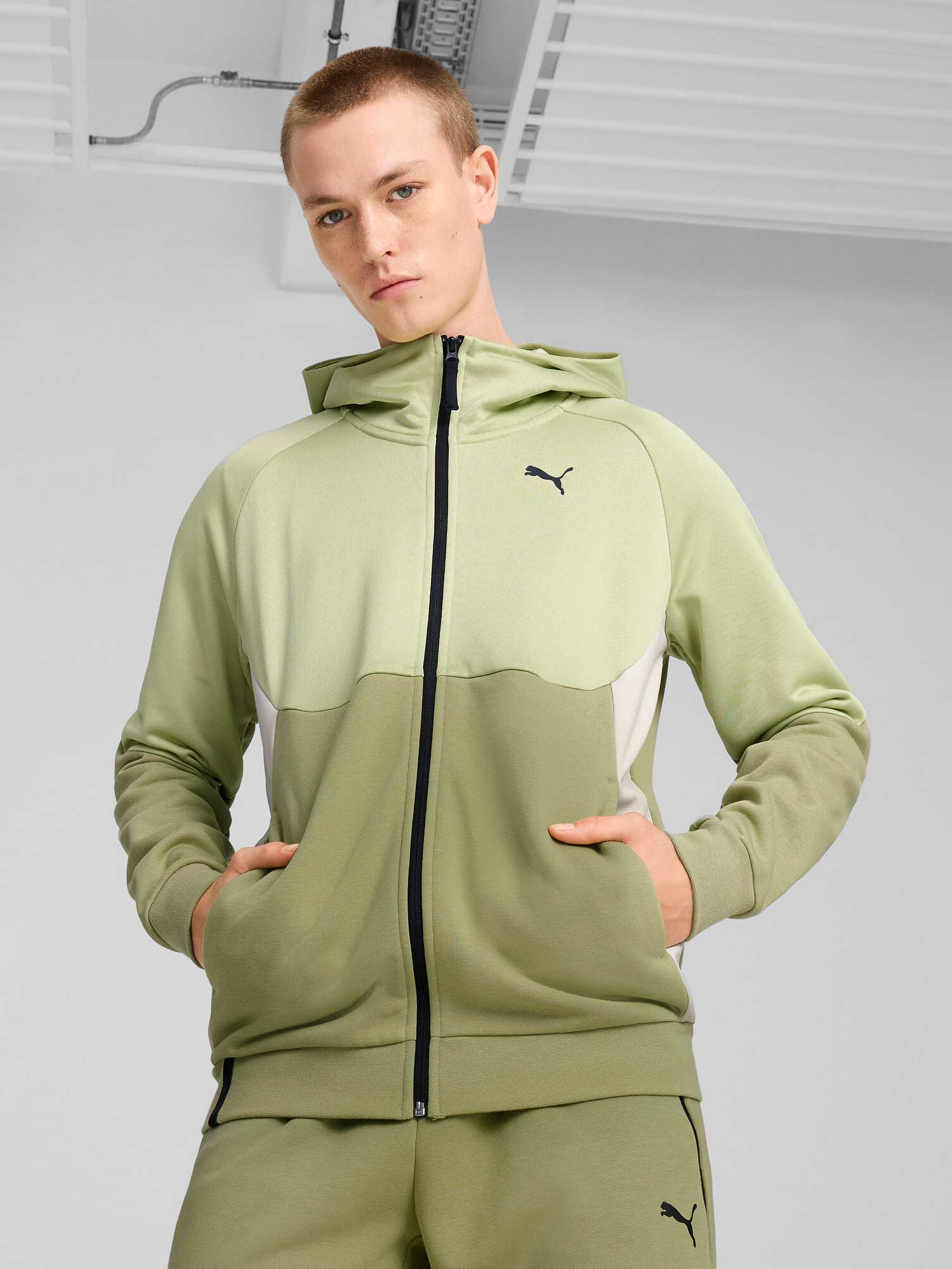 PUMA Суитшърт PUMATECH FZ Hoodie FL