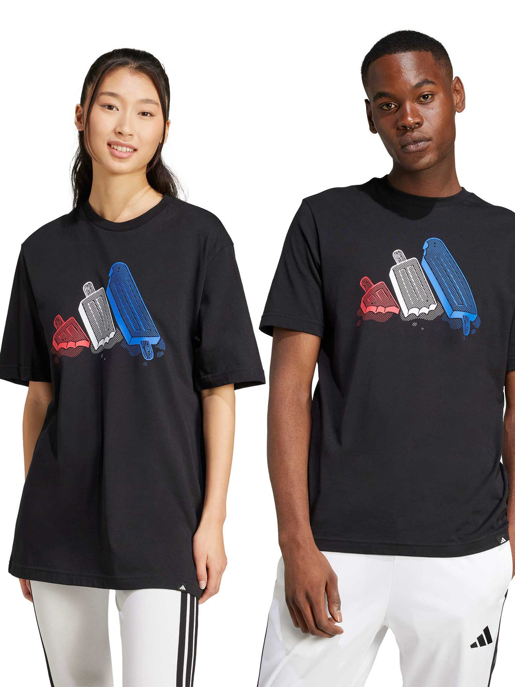ADIDAS SPORTSWEAR Тениска Lounge Ice Graphic T-Shirt