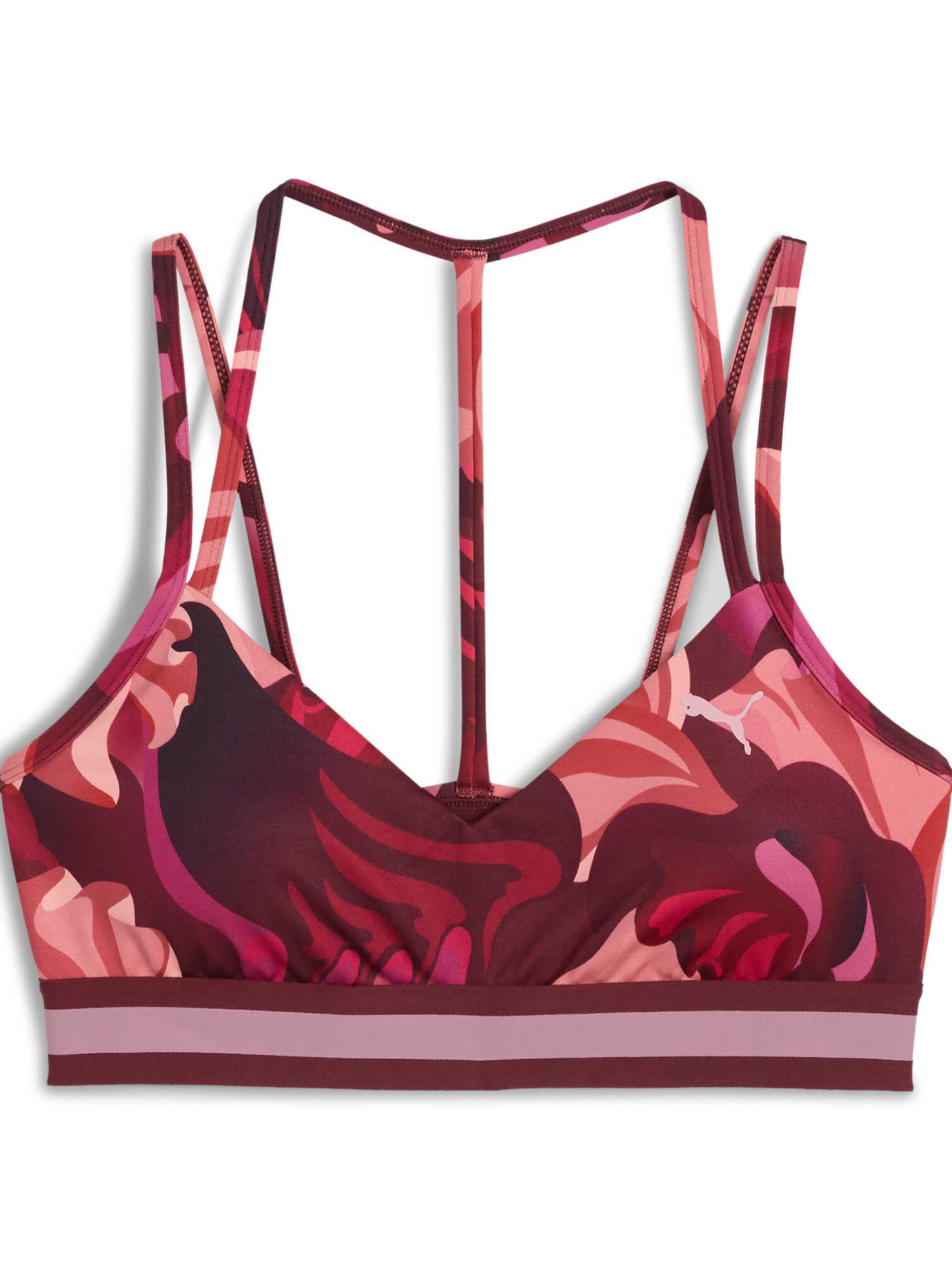 PUMA Спортен сутиен FLORAL RIBBON STRAPPY BRA - LOW