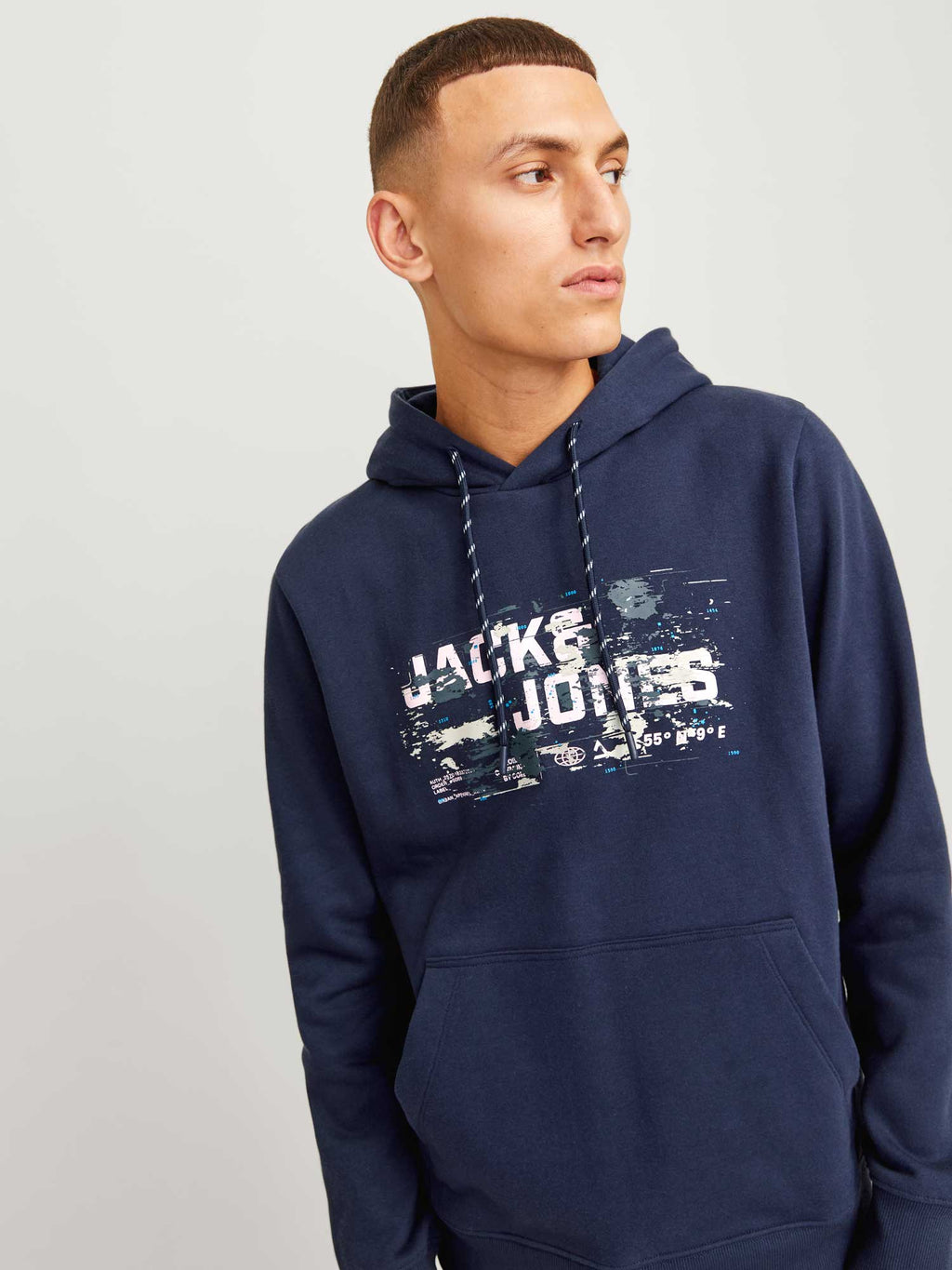 JACK & JONES Суитшърт JCOOUTDOOR LOGO SWEAT HOOD SN
