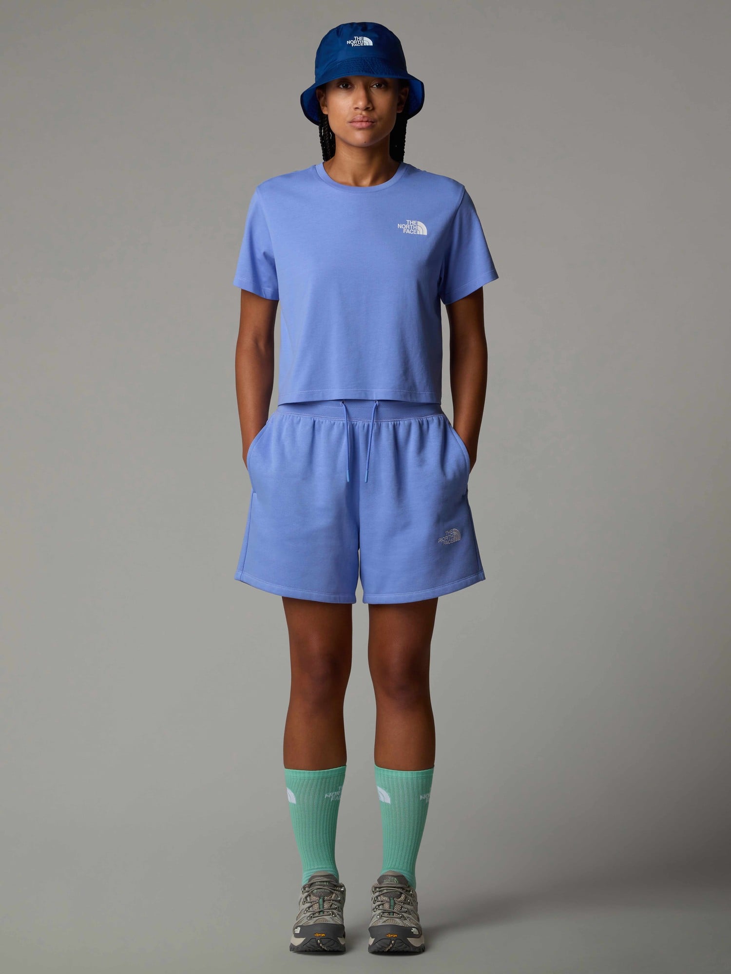 THE NORTH FACE Тениска W SIMPLE DOME CROPPED SLIM TEE