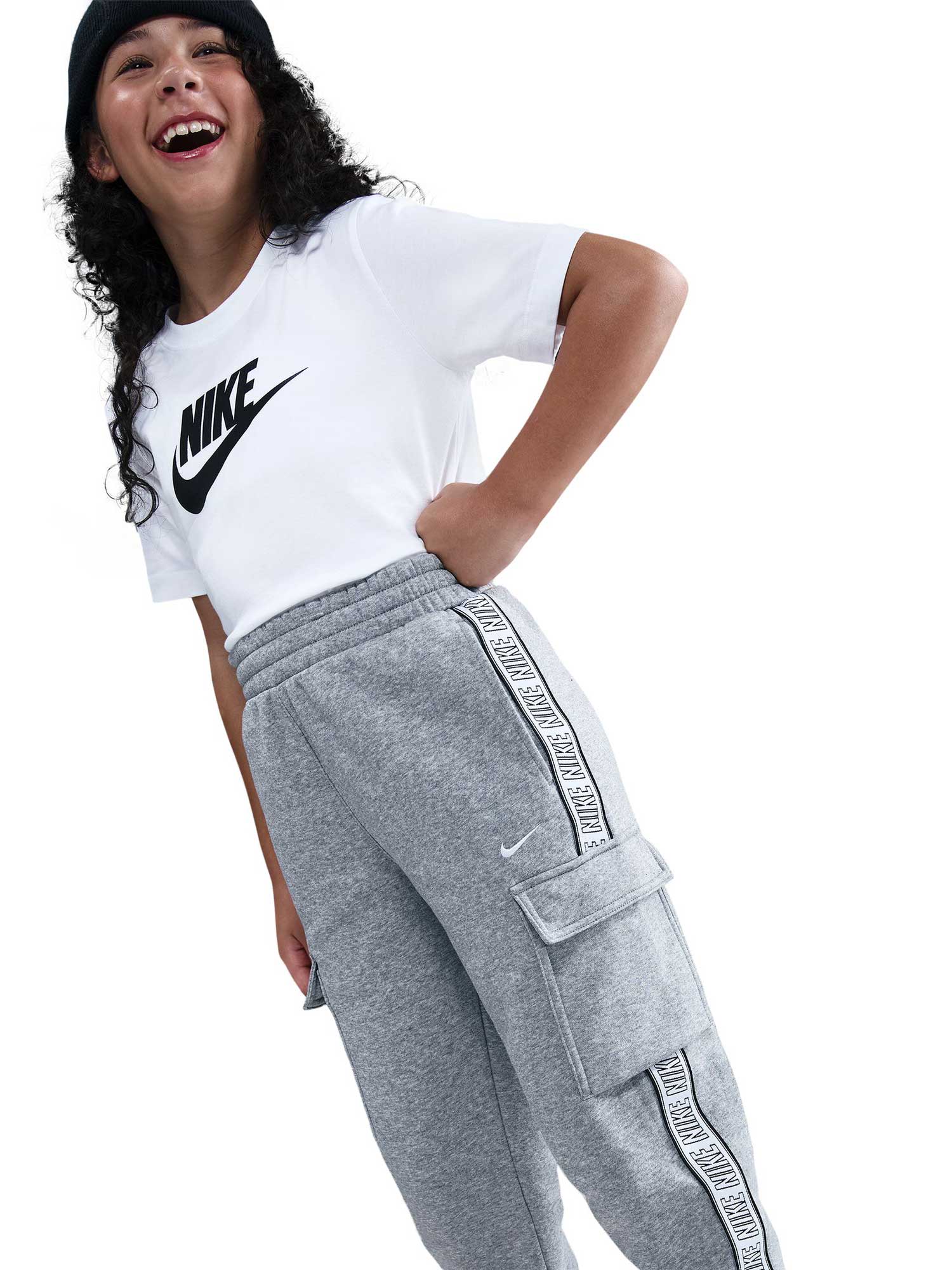 NIKE Спортно долнище K NSW CLUB+ FLC CRGO PNT