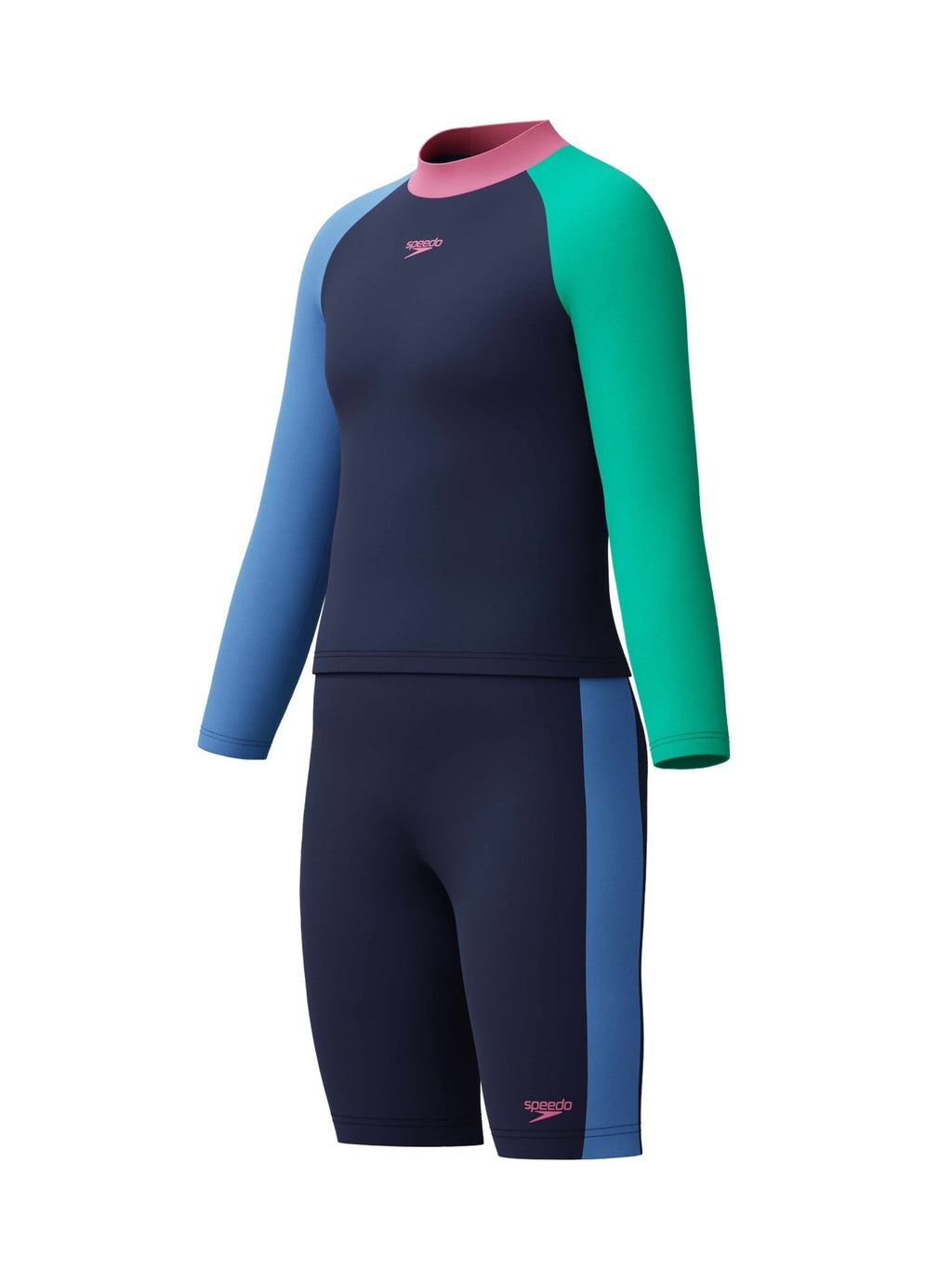 SPEEDO Комплект 2 части с UV защита GIRLS COLOURBLOCK SET