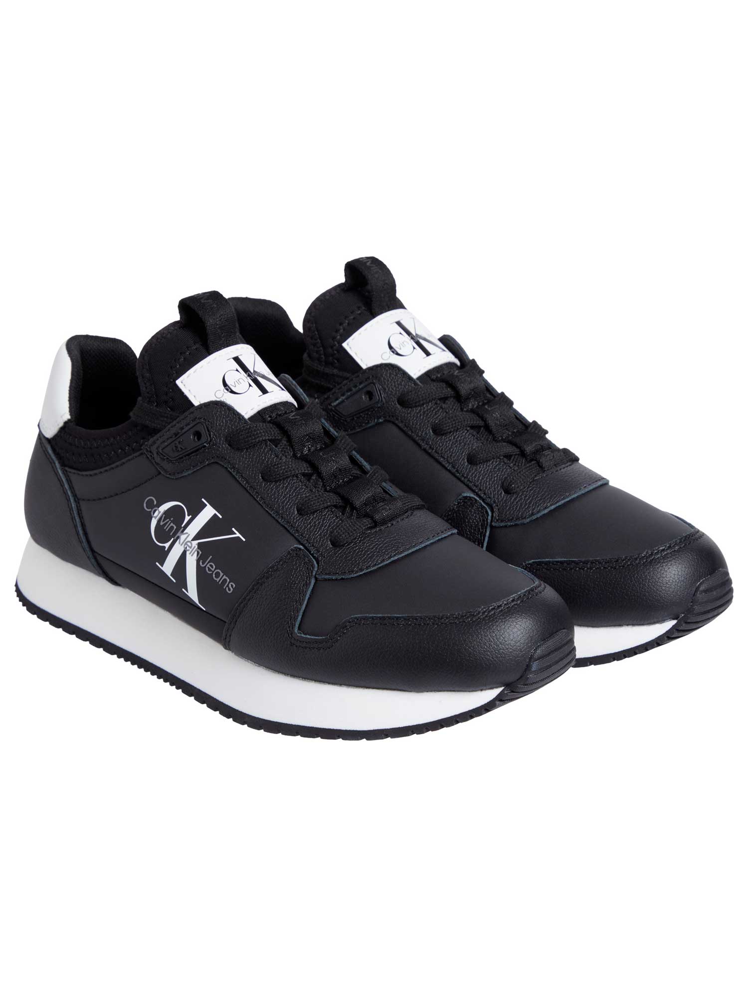 Calvin Klein Jeans Обувки RUNNER SOCK LACEUP ML LTH