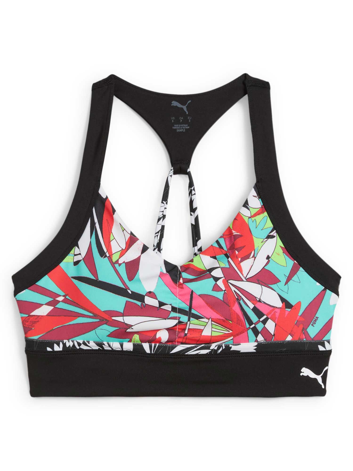 PUMA Спортен сутиен 4KEEPS TROPICAL AOP LONGLINE BRA