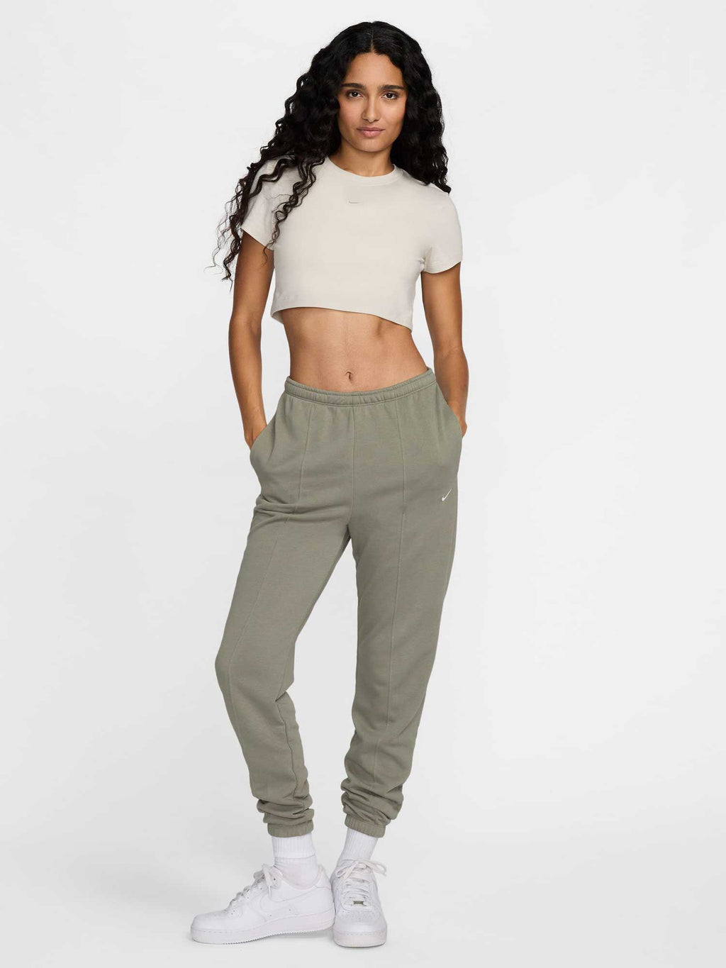 NIKE Спортно долнище W NSW NK CHLL FT HR SWTPNT