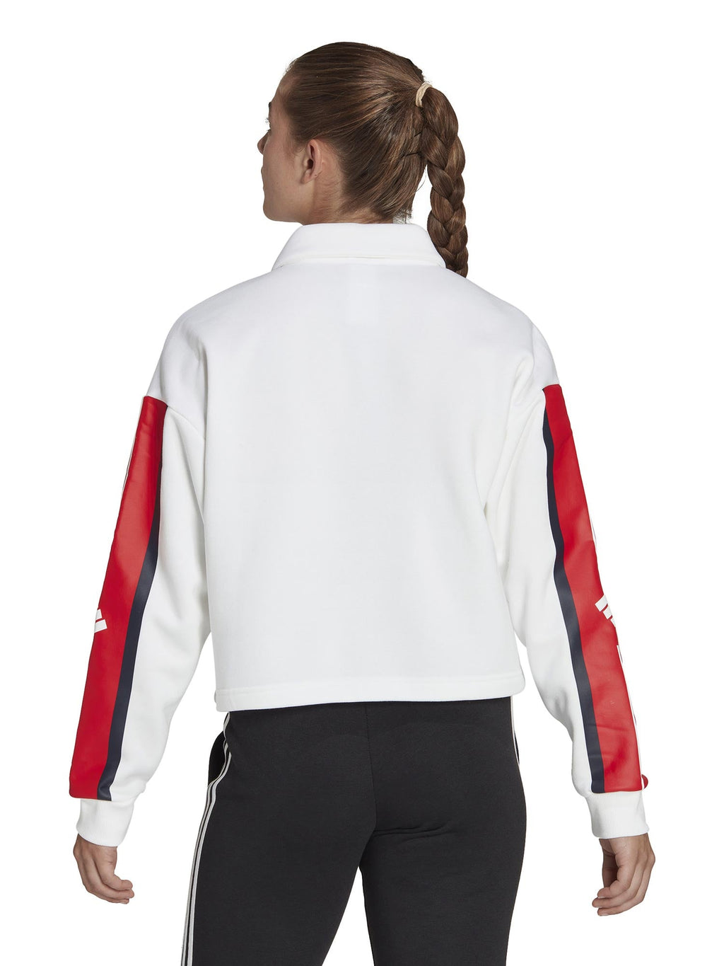 ADIDAS SPORTSWEAR Блуза Essentials Pinstripe Block Fleece Rugby