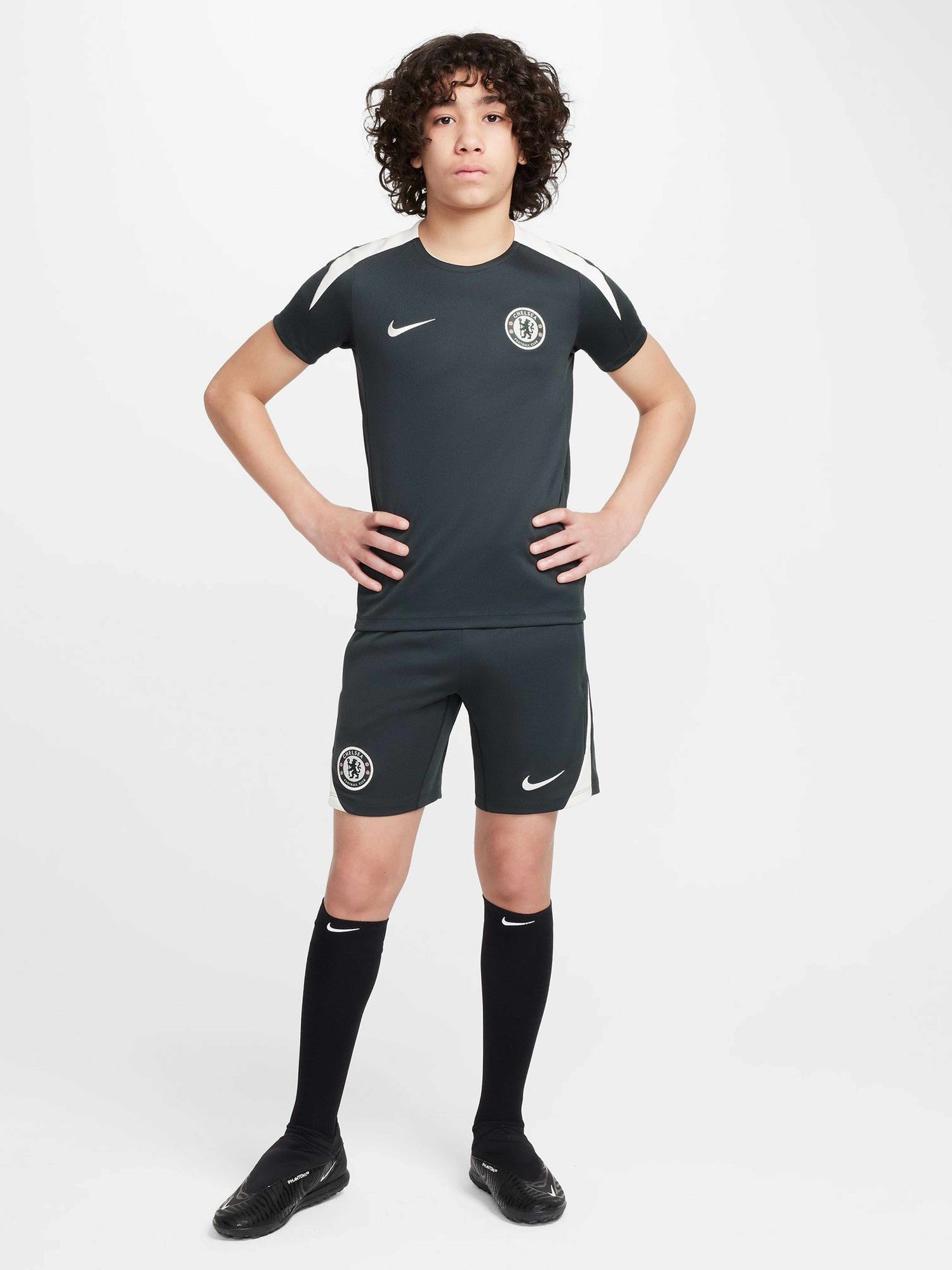 NIKE Тениска CFC Y NK DF STRK SS TOP K