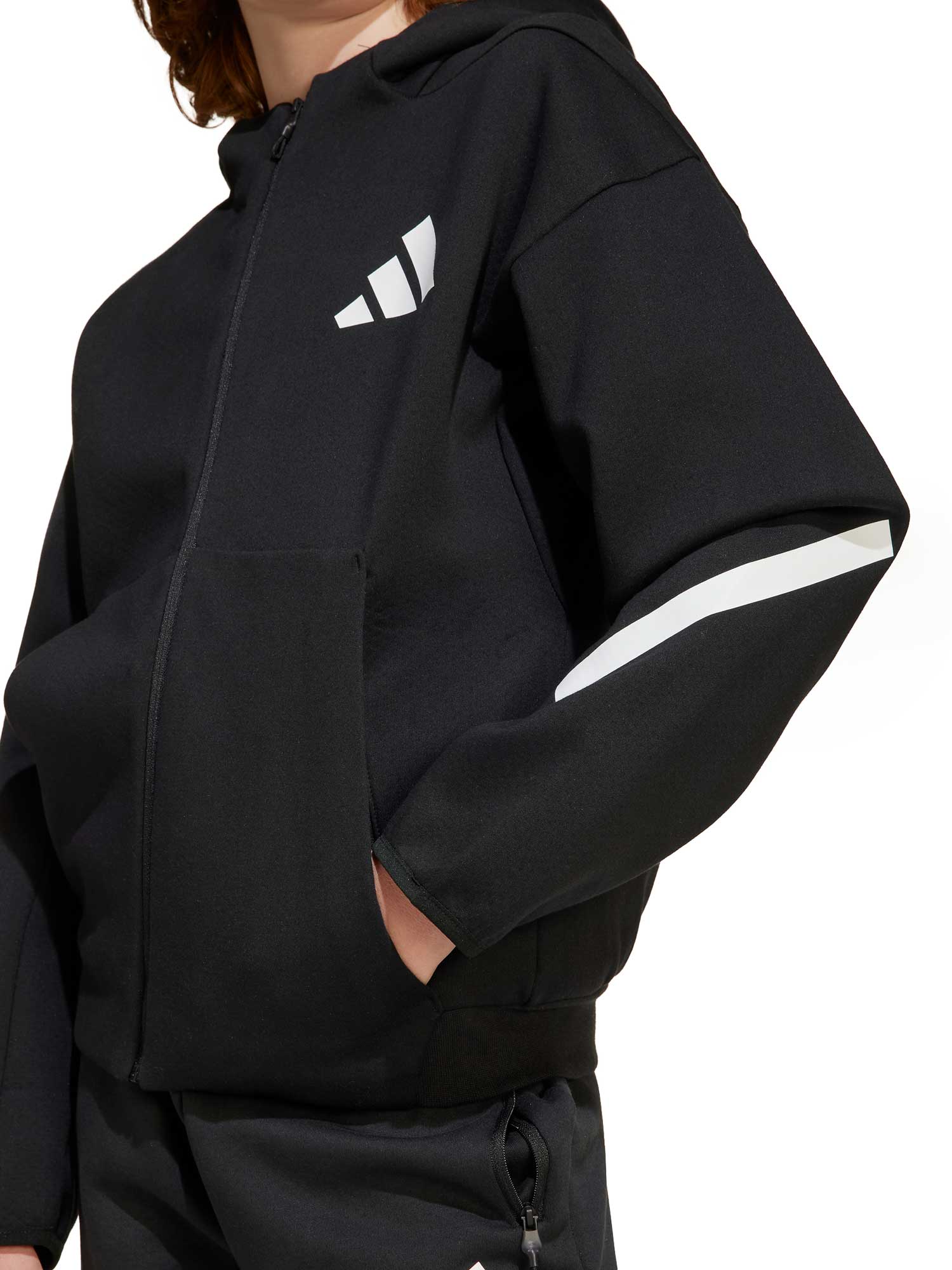 ADIDAS SPORTSWEAR Суитшърт Z.N.E. Full-Zip Hooded Track Jacket Kids