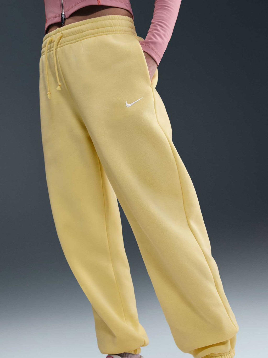 NIKE Спортно долнище W NSW PHNX FLC HR OS PANT 2