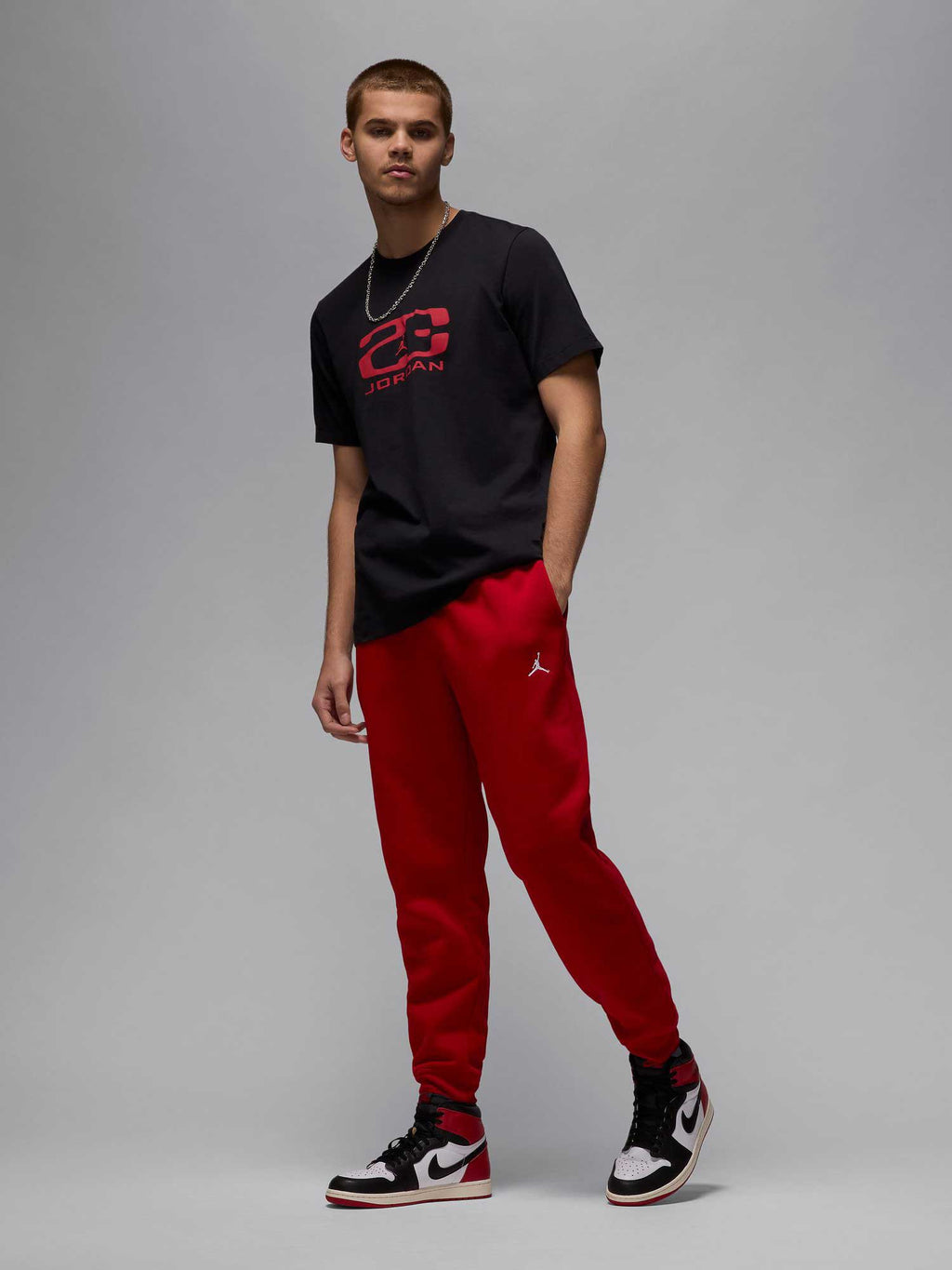 JORDAN Тениска M J FLT ESS HBR SS CREW