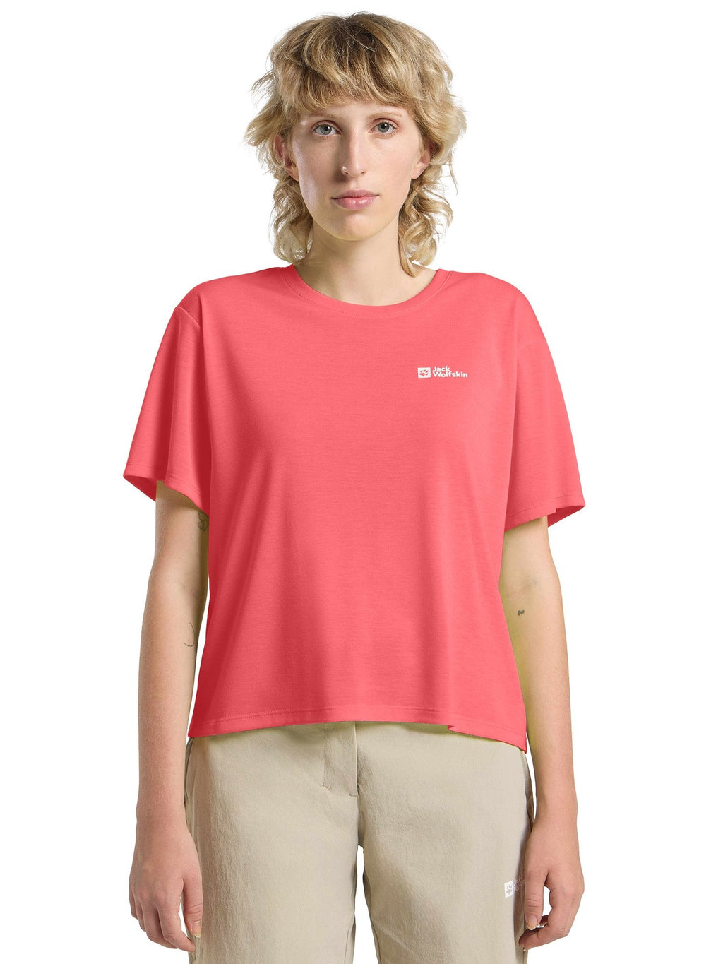 JACK WOLFSKIN Тениска VONNAN CROP T W