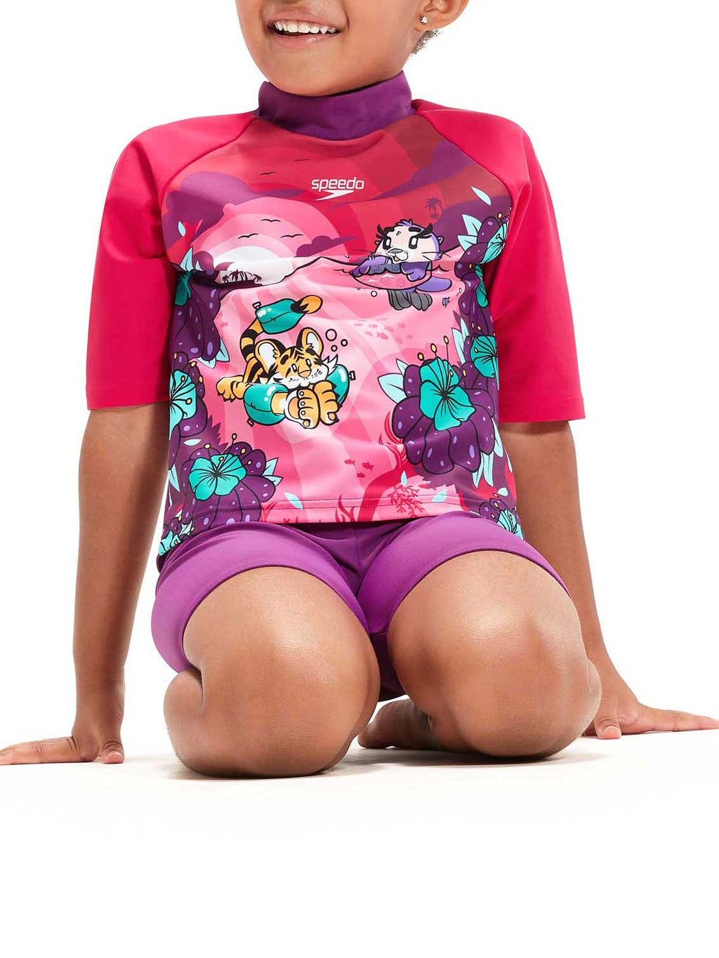 SPEEDO Комплект 2 части с UV защита GIRLS LEARN TO SWIM