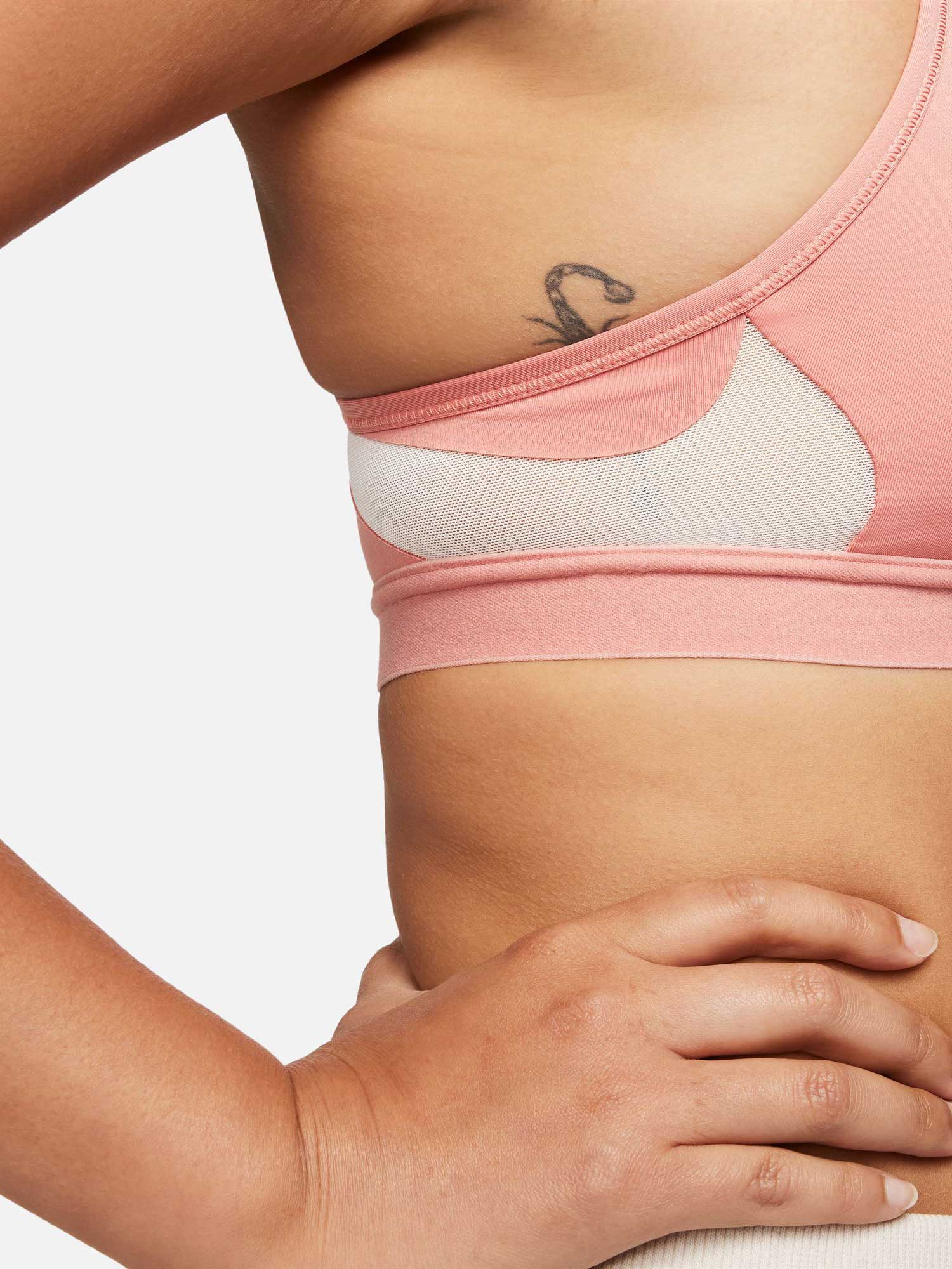 NIKE Спортен сутиен W NK INDY V-NECK BRA