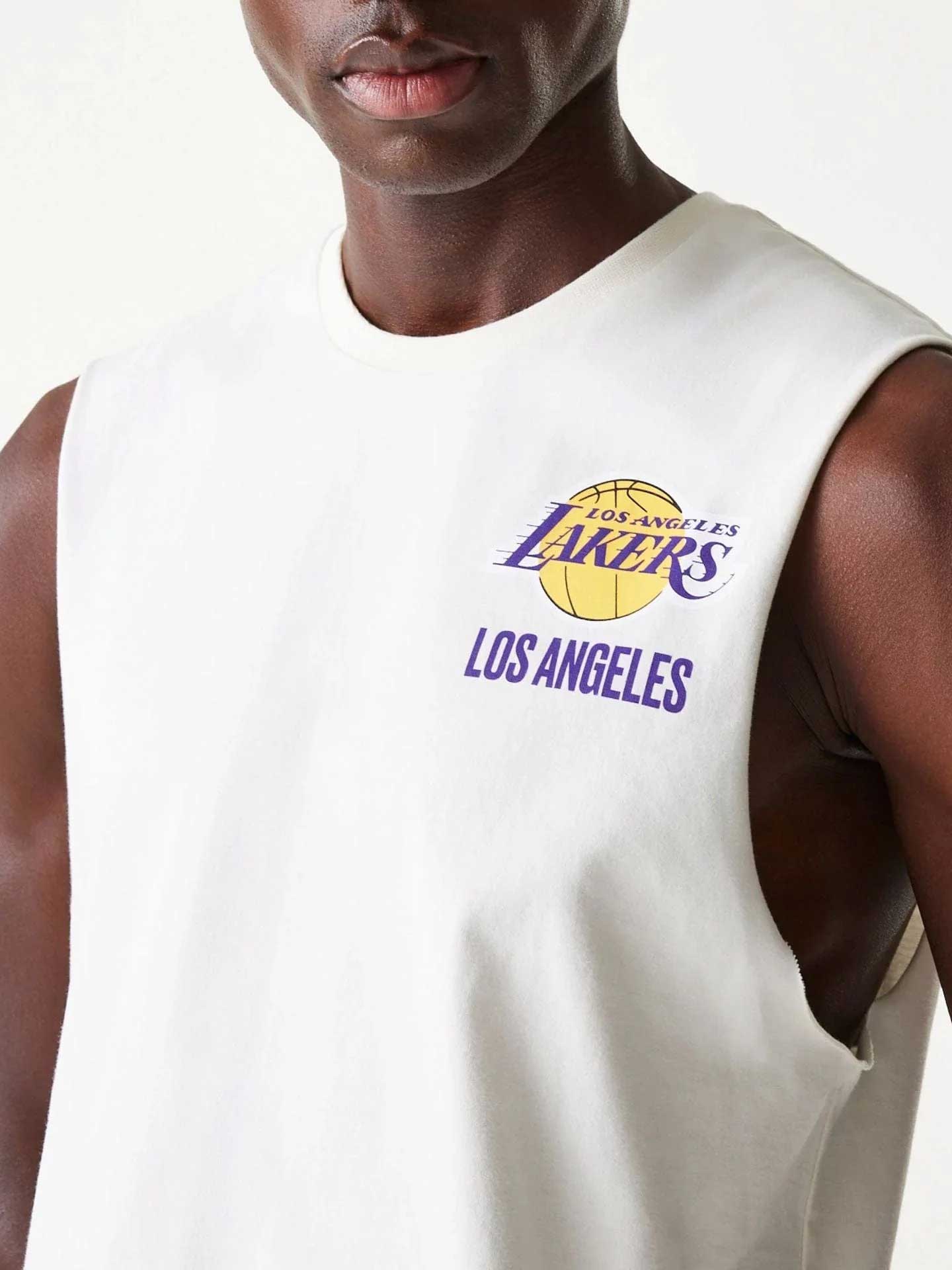 NEW ERA Тениска NBA GRPHC SLVLSS TEE LOSLAK